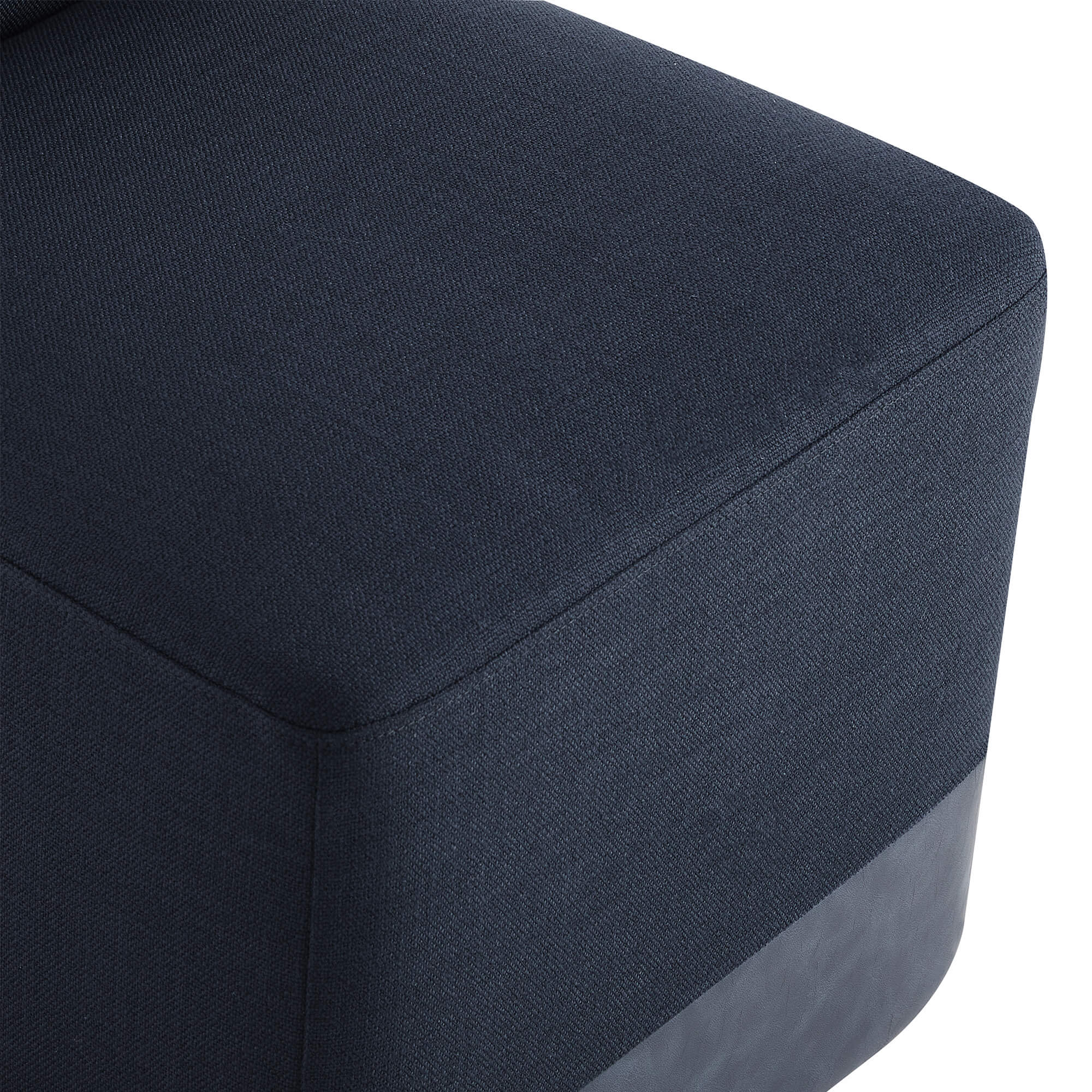 Aida Performance Fabric Rolling Dining Chair With Casters Base - Image 35