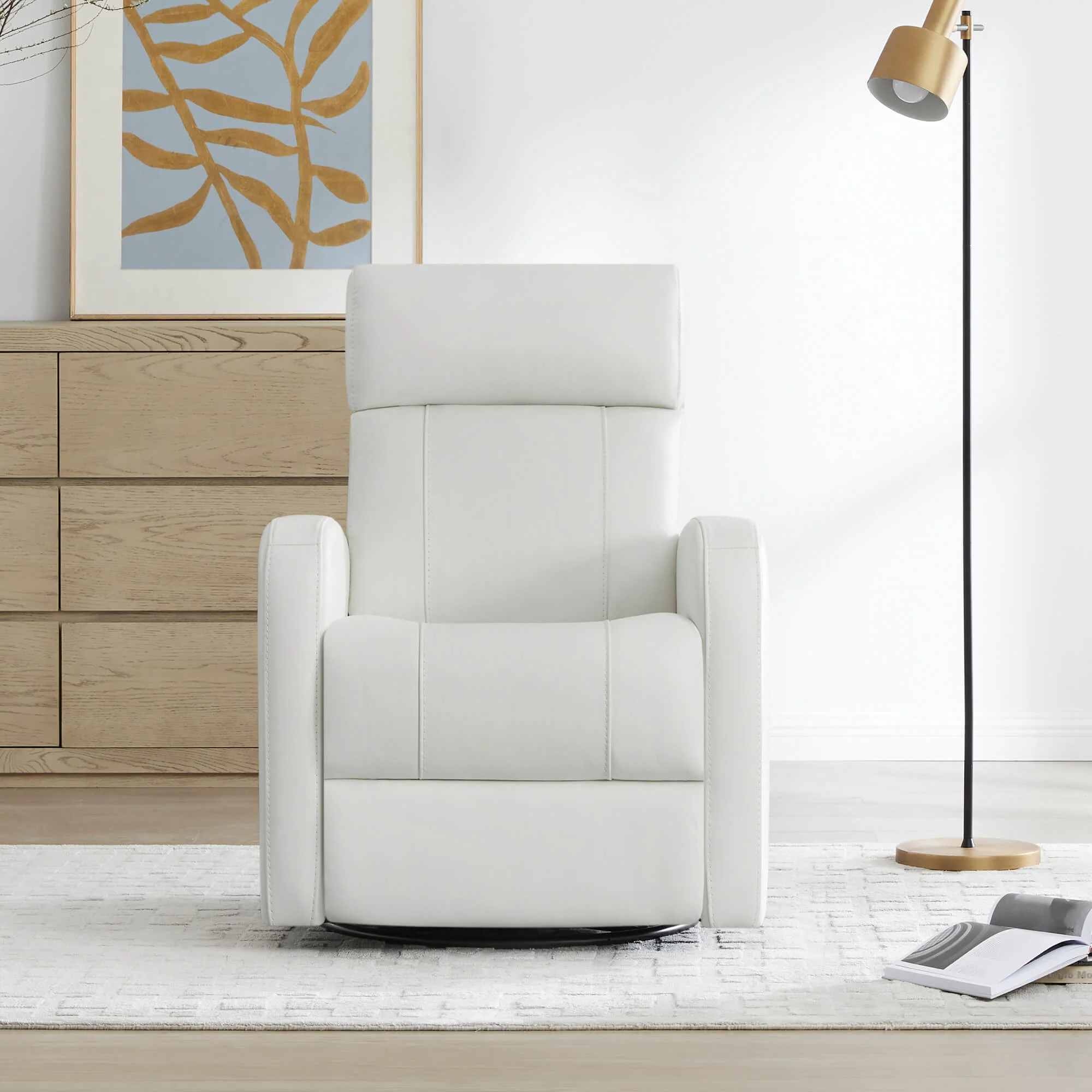Joy Power Swivel Recliner with Manual Headrest - Image 49