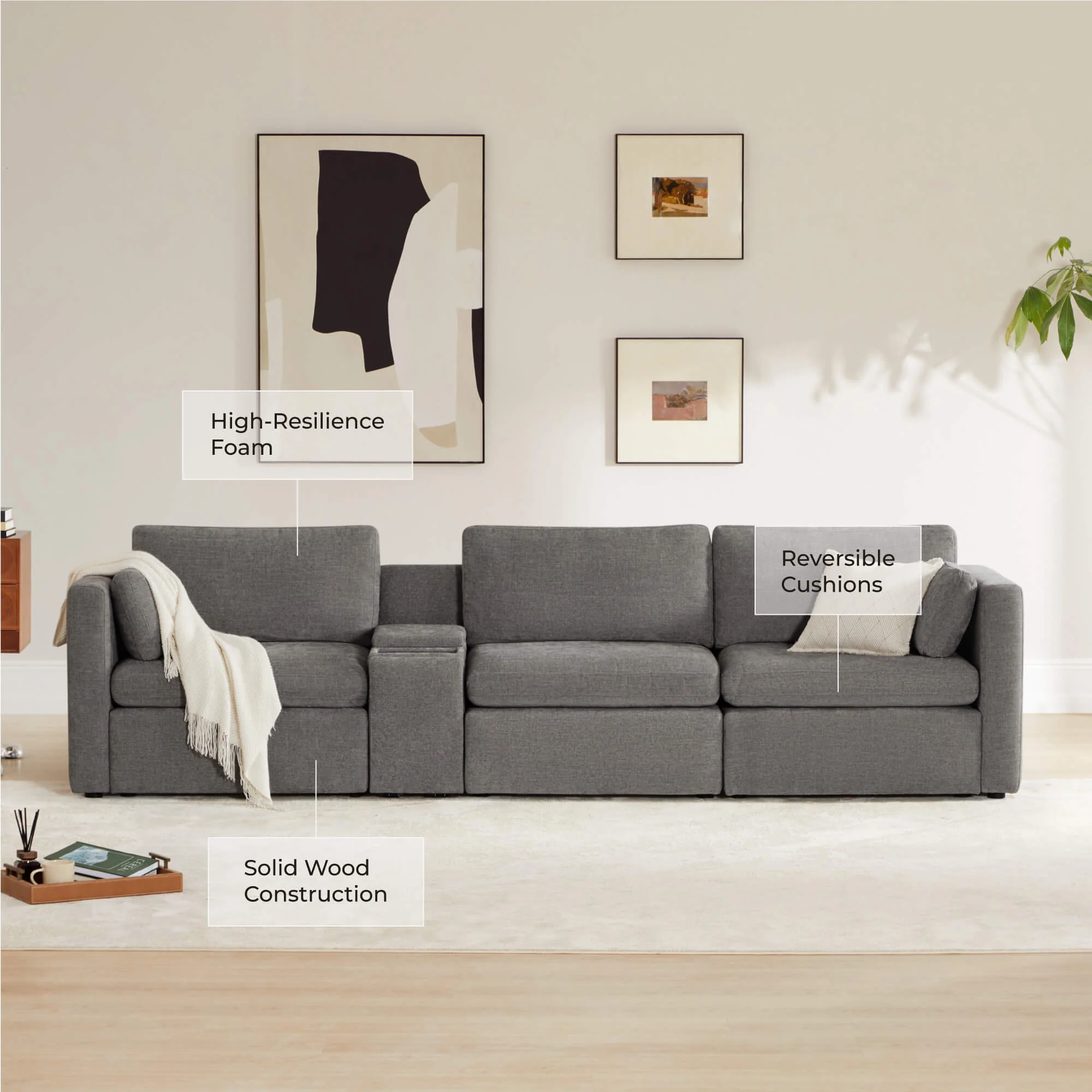 Delaney 3-Seat Modular Sofa - Image 136