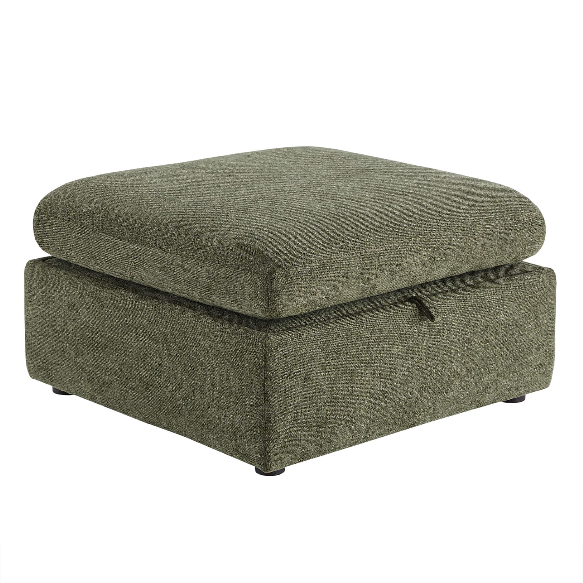 Delaney 5-Seat Modular Sofa Chaise with Storage Ottomans - Image 102