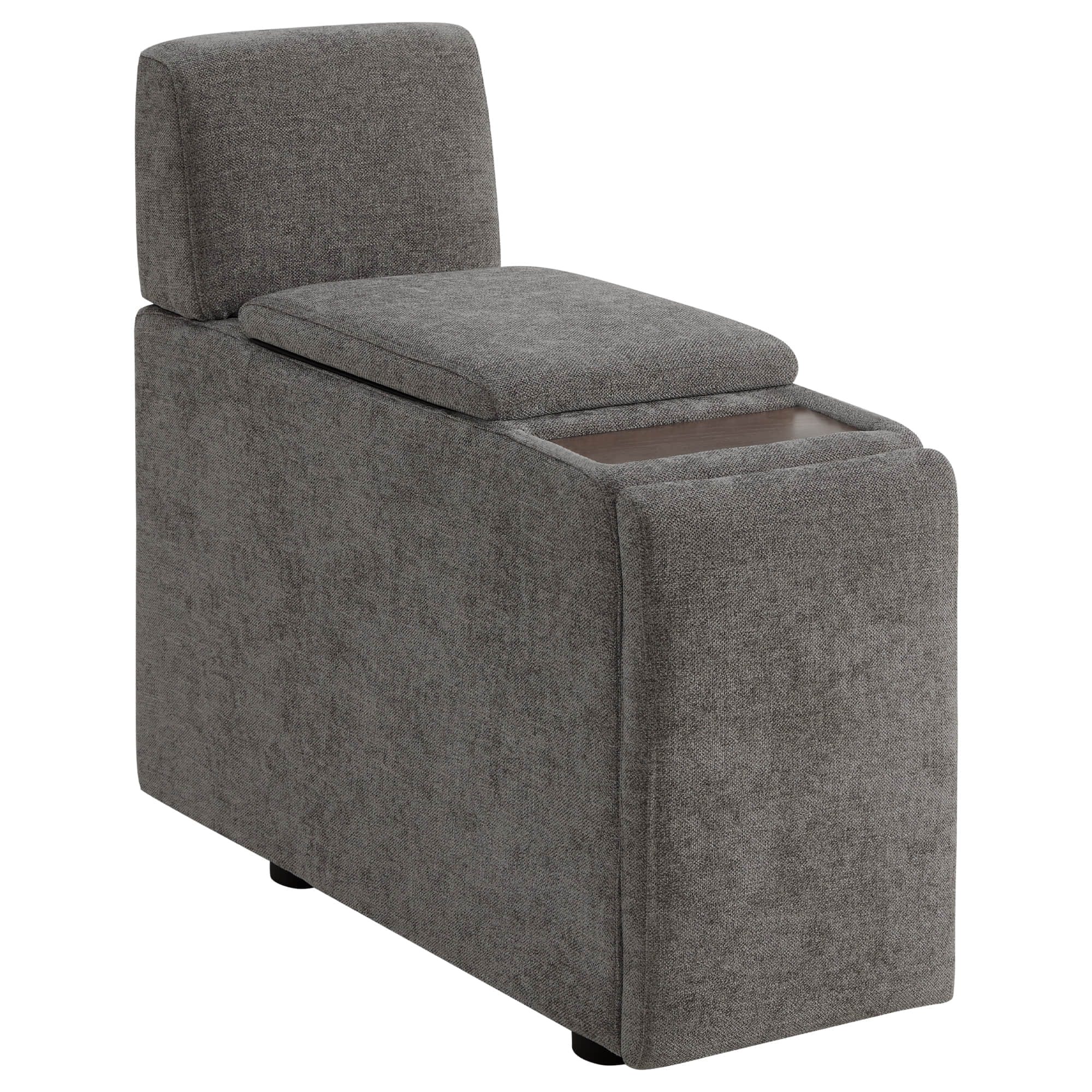 Delaney 5-Seat Modular Sofa Chaise with Storage Ottomans - Image 32