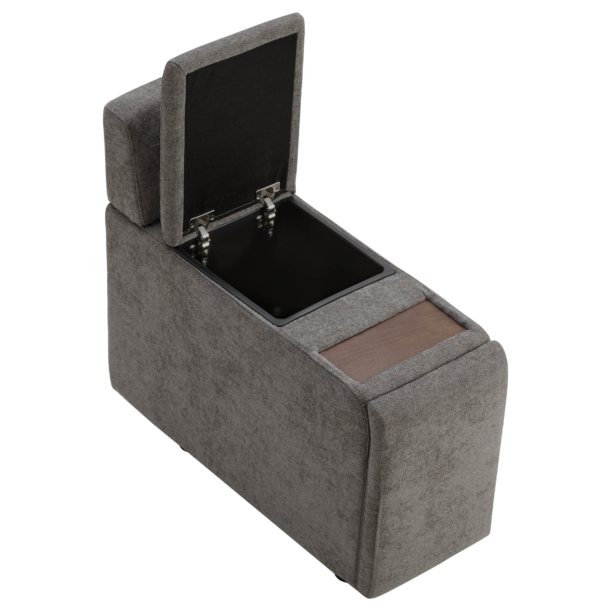 Delaney 5-Seat Modular Sofa Chaise with Storage Ottomans - Image 35