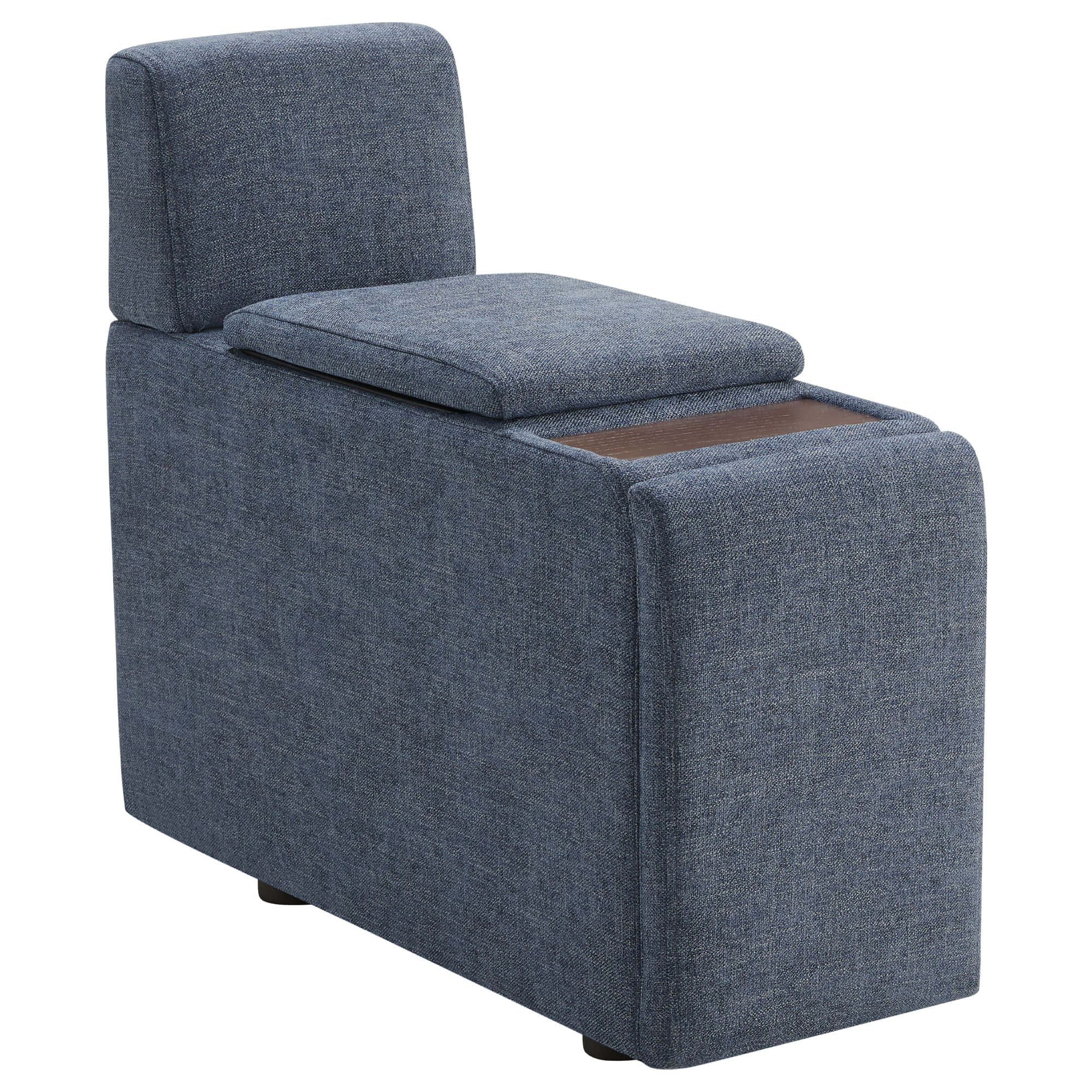 Delaney 5-Seat Modular Sofa Chaise with Storage Ottomans - Image 54