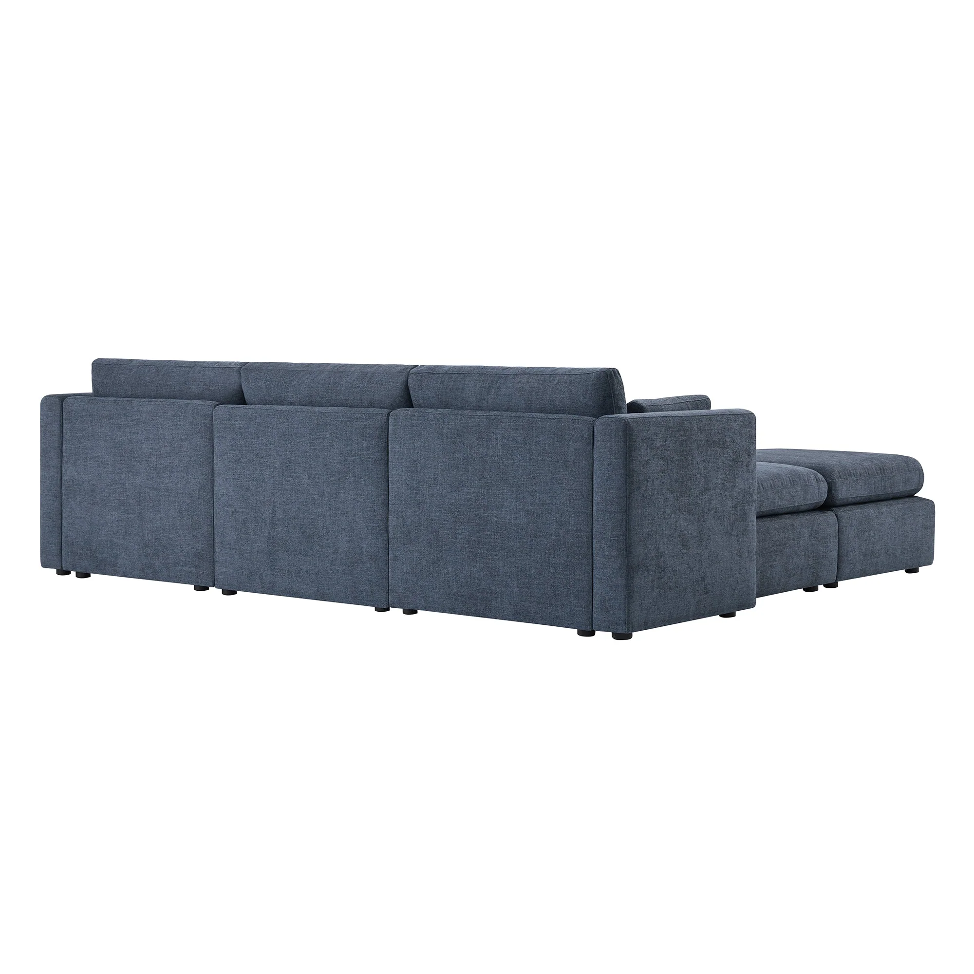 Delaney 5-Seat Modular Sofa Chaise with Storage Ottomans - Image 84