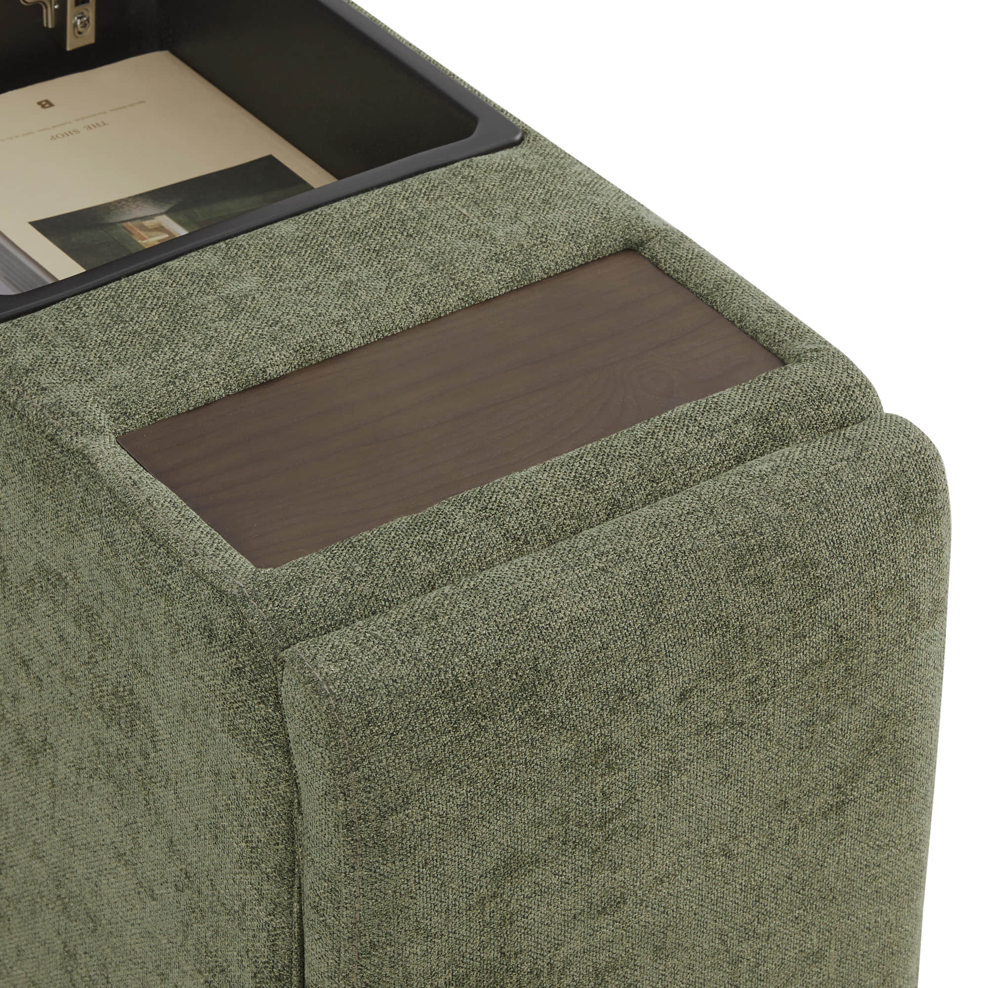 Delaney 4-Seat Modular Sofa Chaise with Storage Ottoman - Image 76