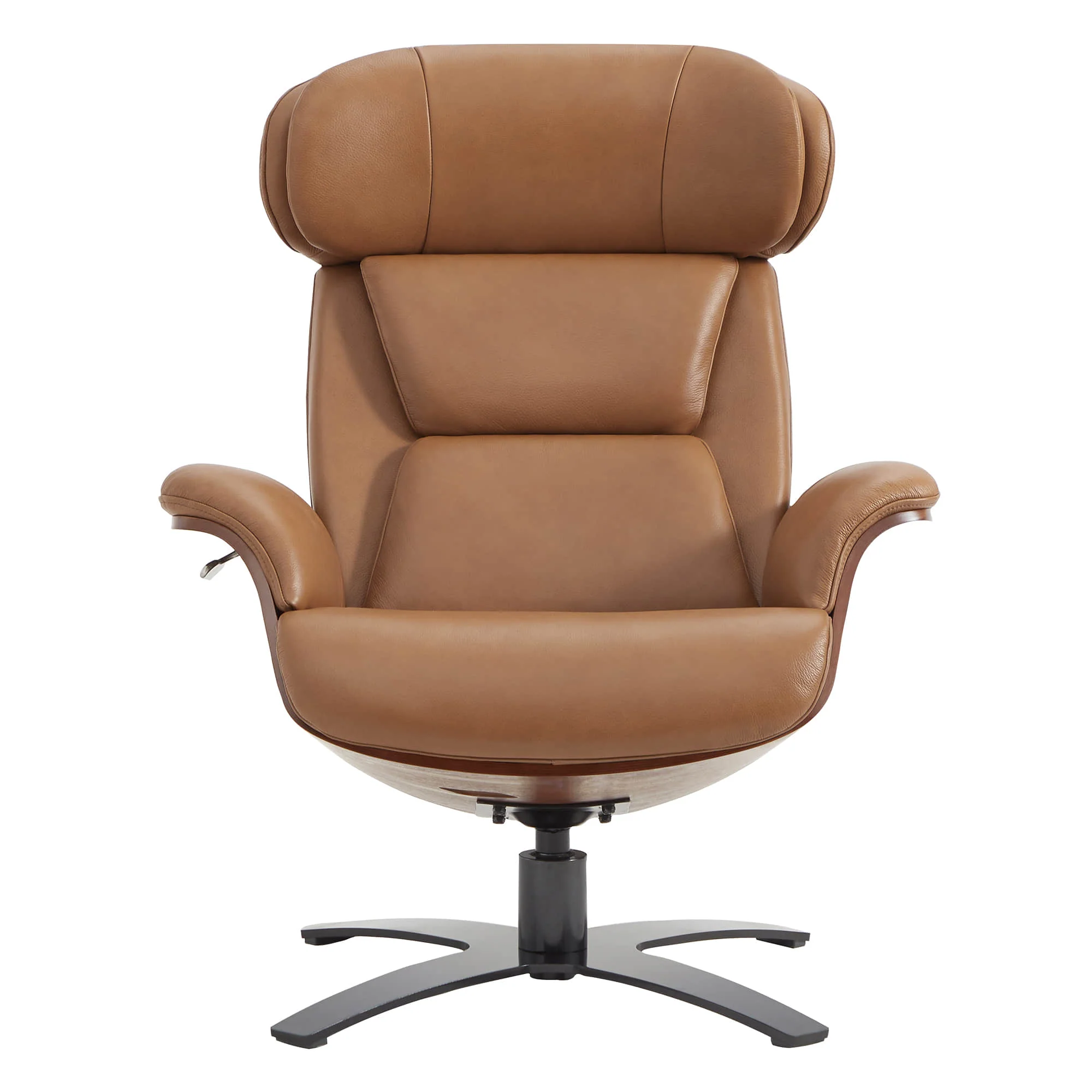 Elvin Leather Recliner & Ottoman - Image 8