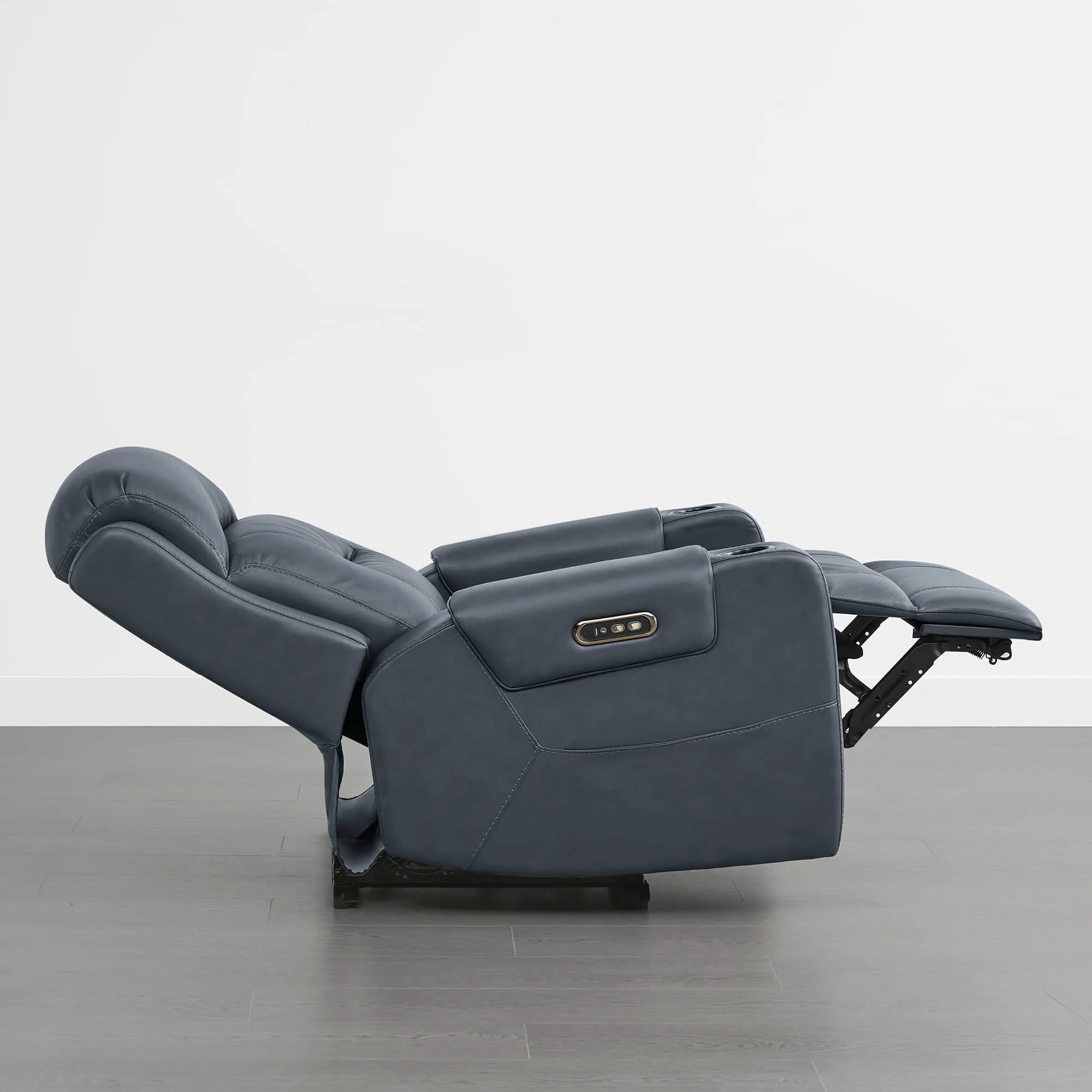 Garrison Genuine Leather Power Lay Flat Recliner with Power Headrest - Image 60