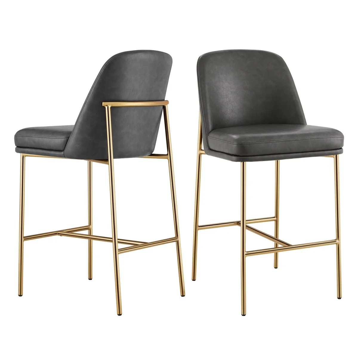 Golda Counter Stools with Metal Base - Image 30