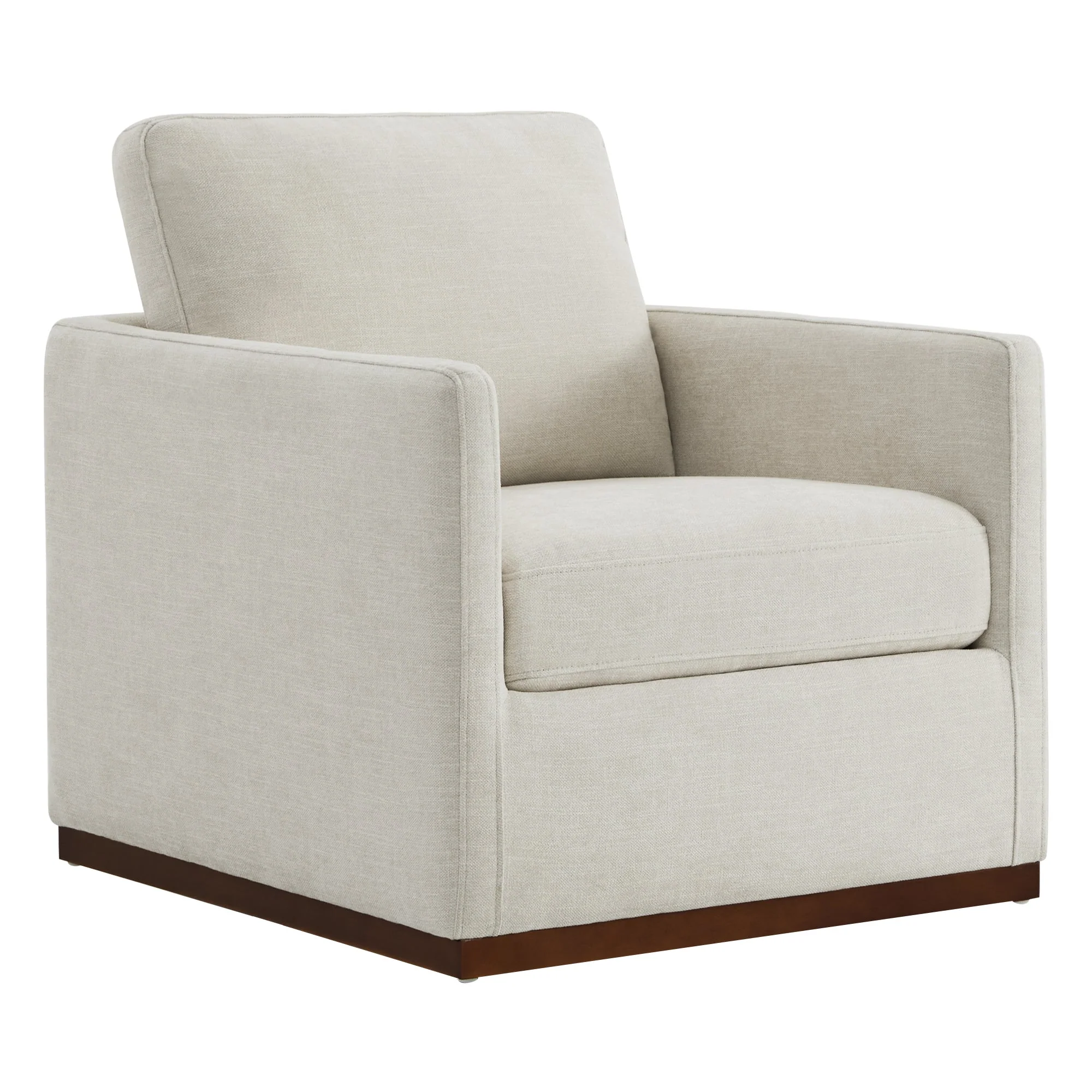 Henry Swivel Accent Chair with Wood Base - Image 32