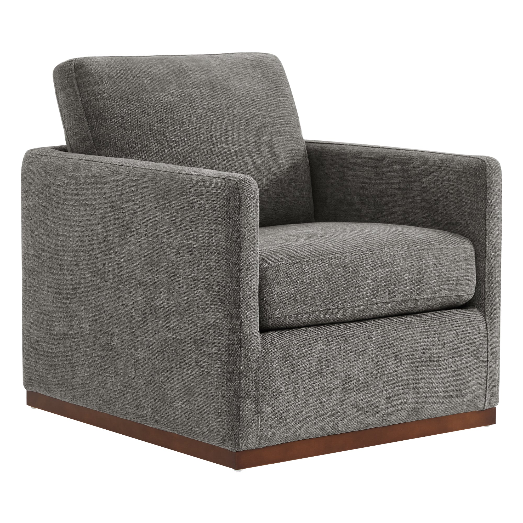 Henry Swivel Accent Chair with Wood Base - Image 39