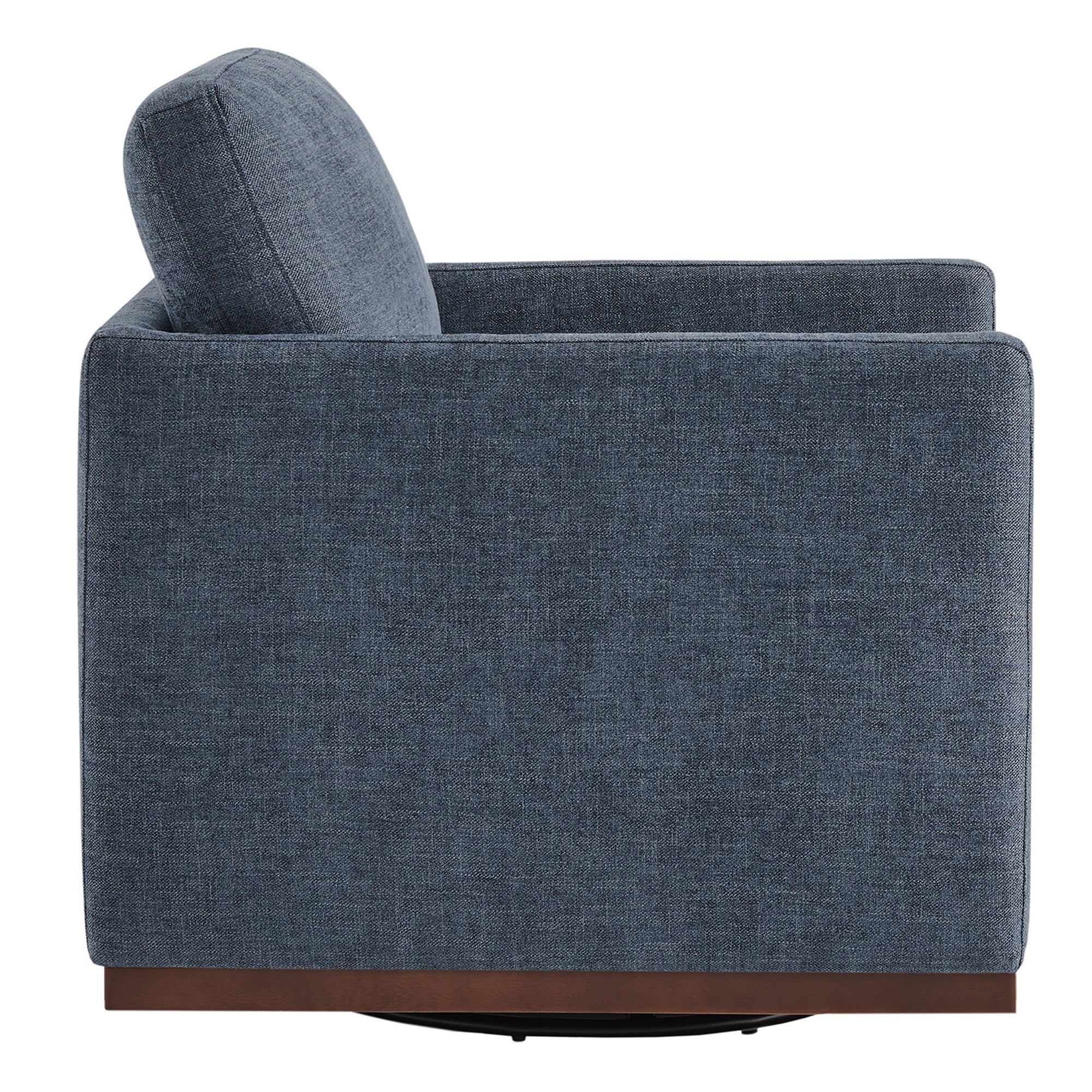 Henry Swivel Accent Chair with Wood Base - Image 53