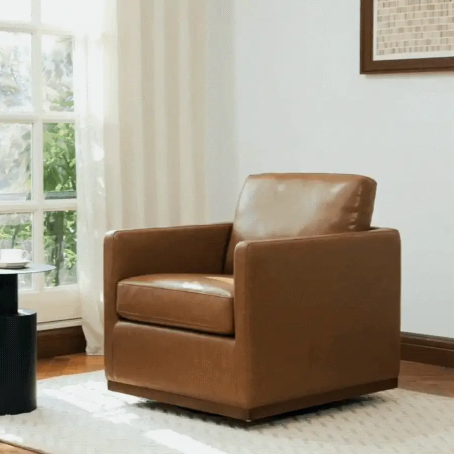 Henry Modern Swivel Accent Chair - Image 19