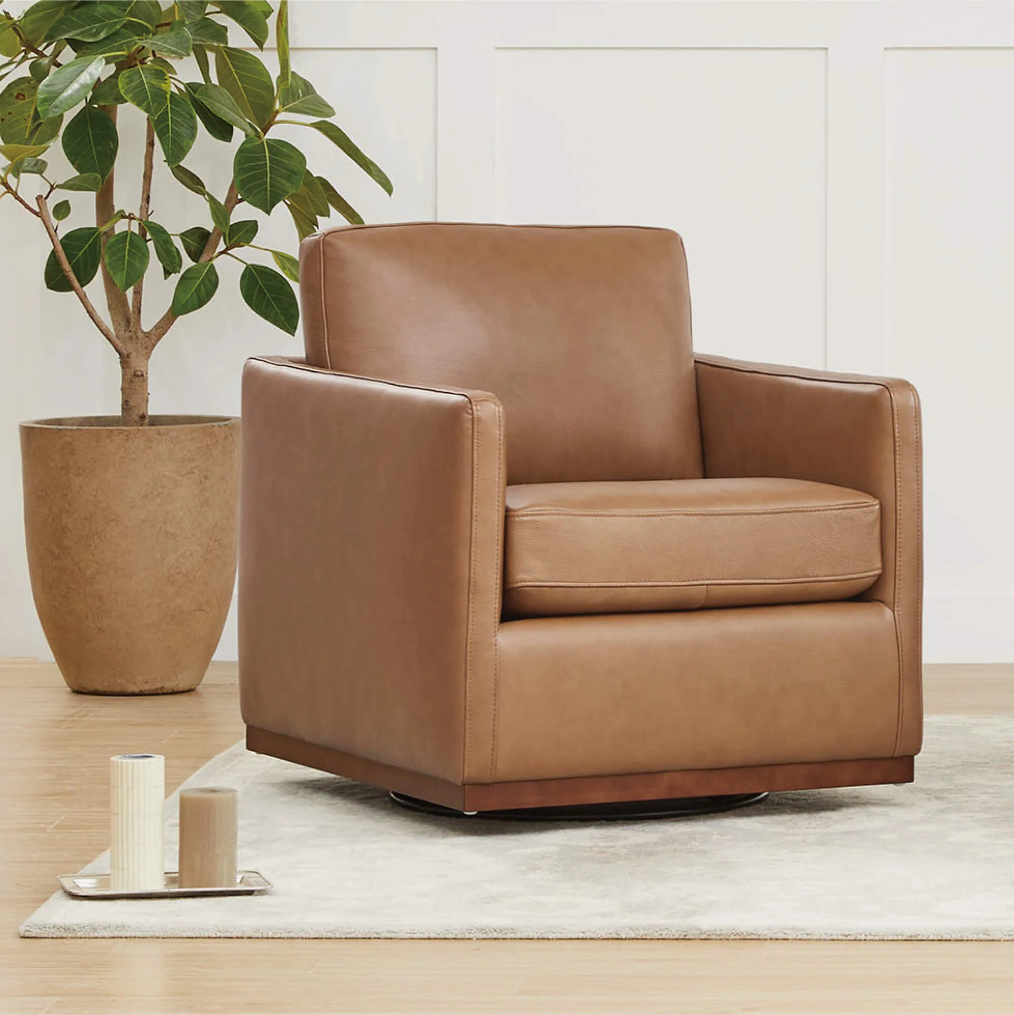 Henry Modern Swivel Accent Chair - Image 85
