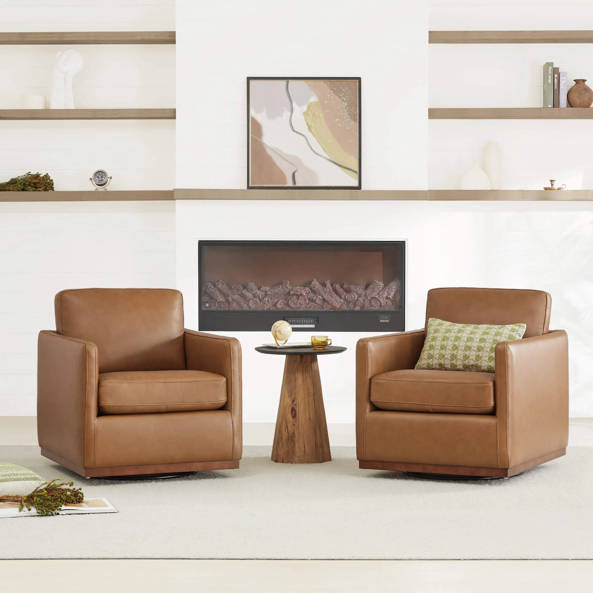 Henry Modern Swivel Accent Chair - Image 87