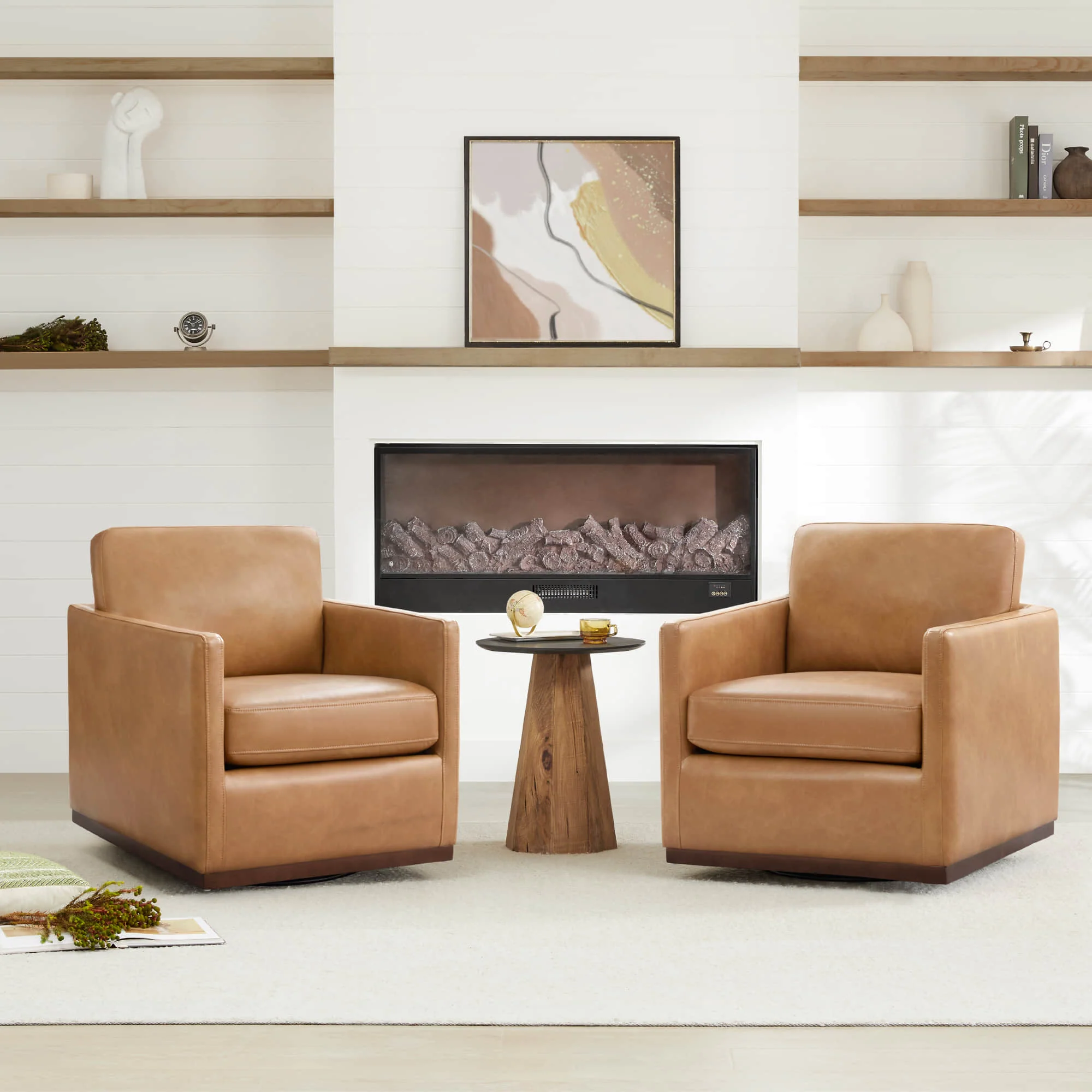 Henry Modern Swivel Accent Chair - Image 93