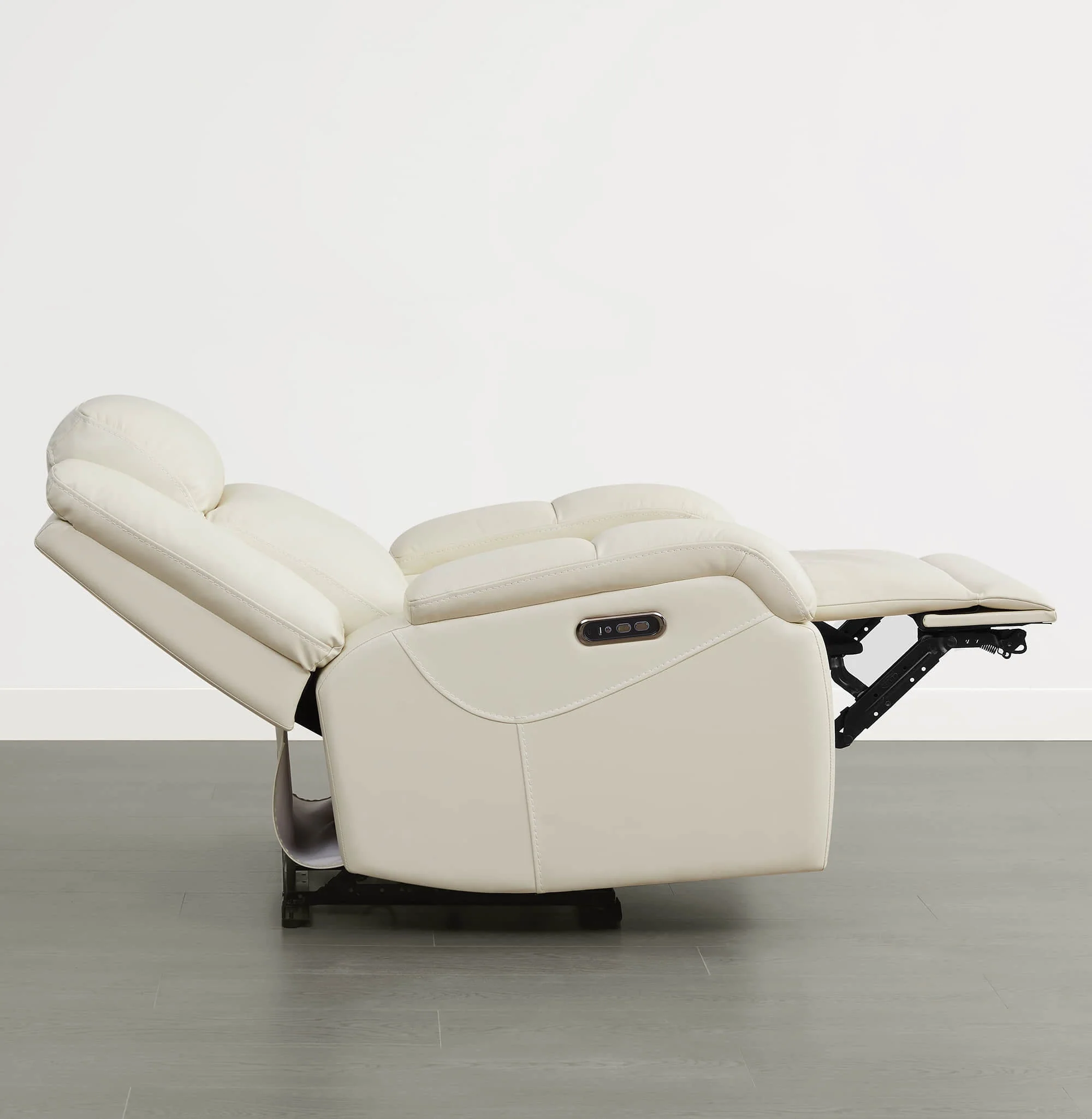 Isaac Genuine Leather Wall Hugger Power Recliner with Power Headrest - Image 69