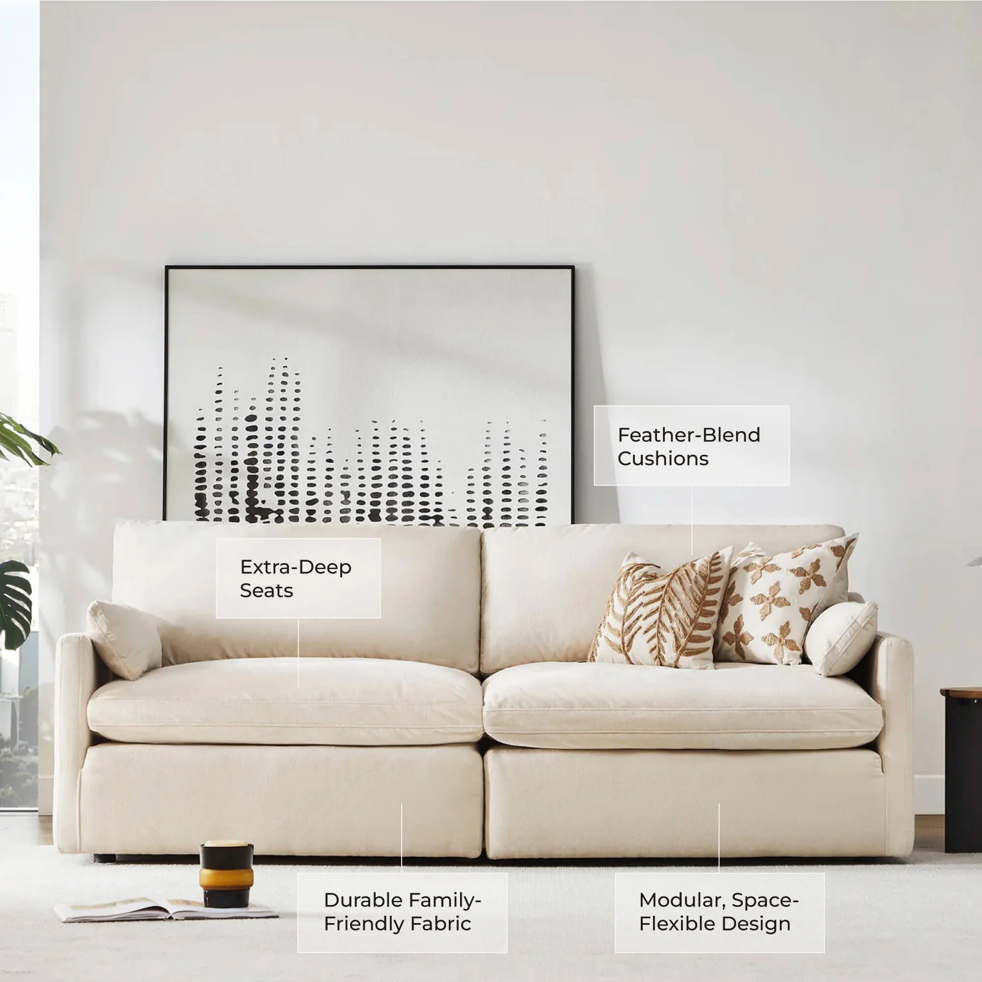 Kenna 2 Seat Modular Sofa - Image 31