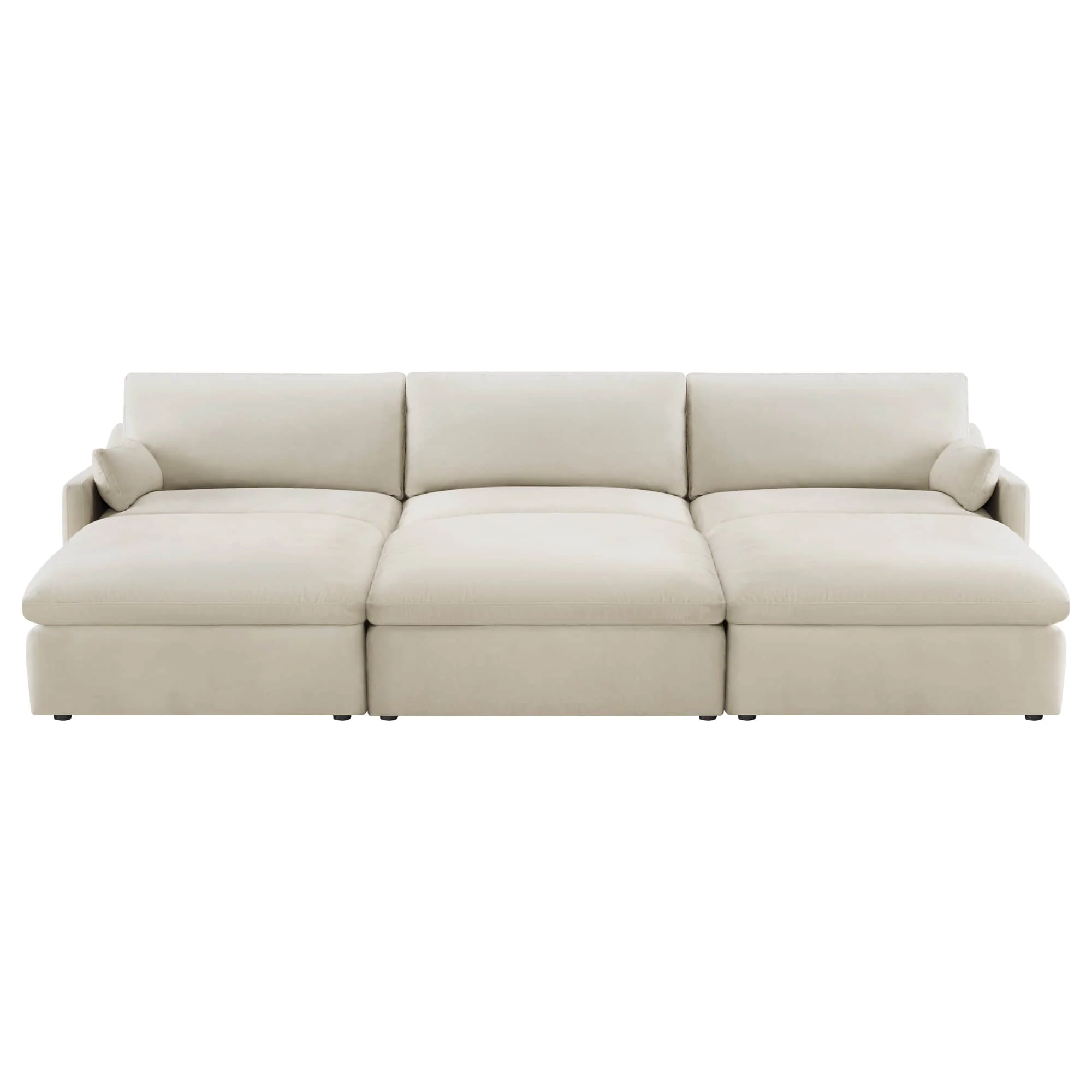 Kenna Modular 6 Seat Sofa Pit Sectional - Image 3