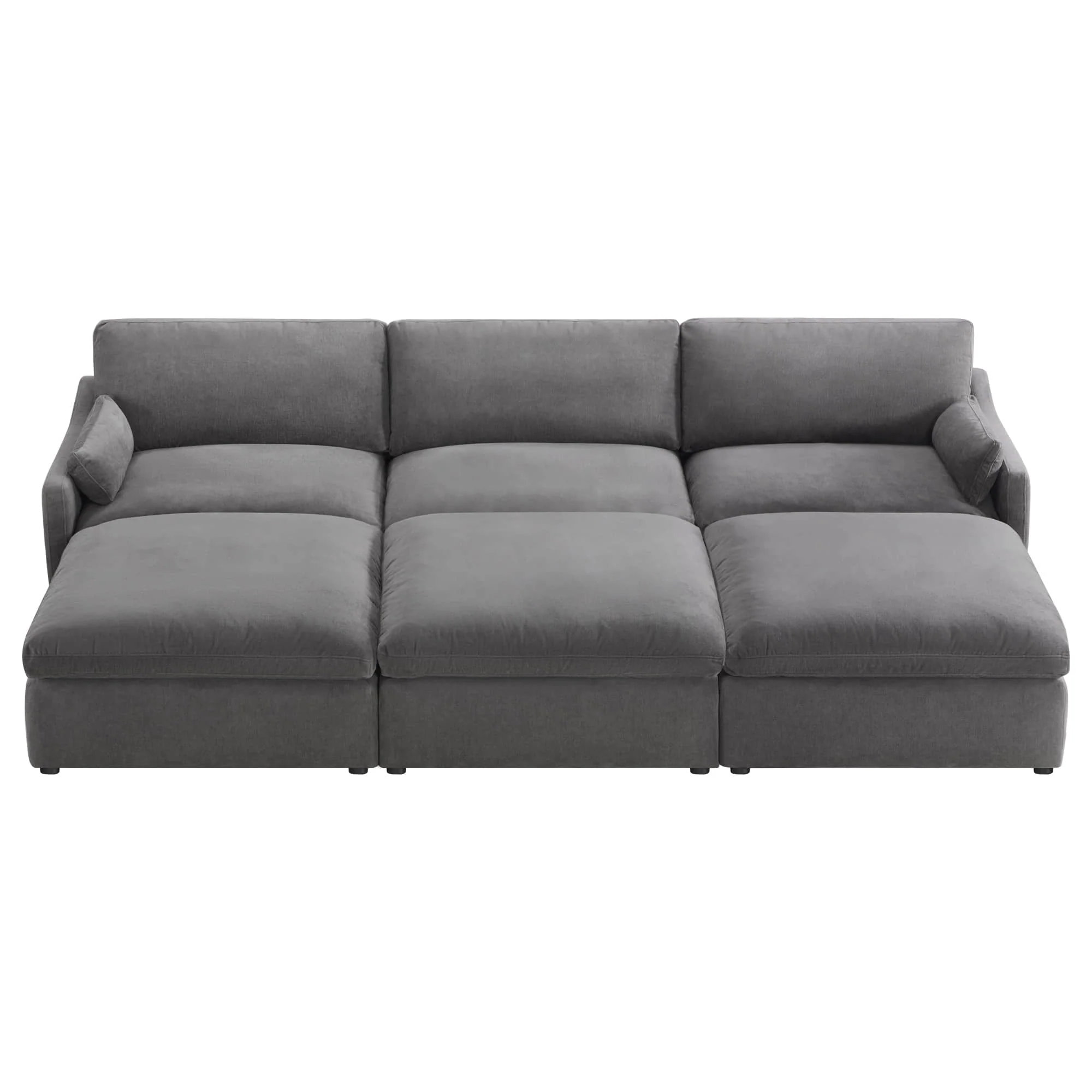 Kenna Modular 6 Seat Sofa Pit Sectional - Image 6