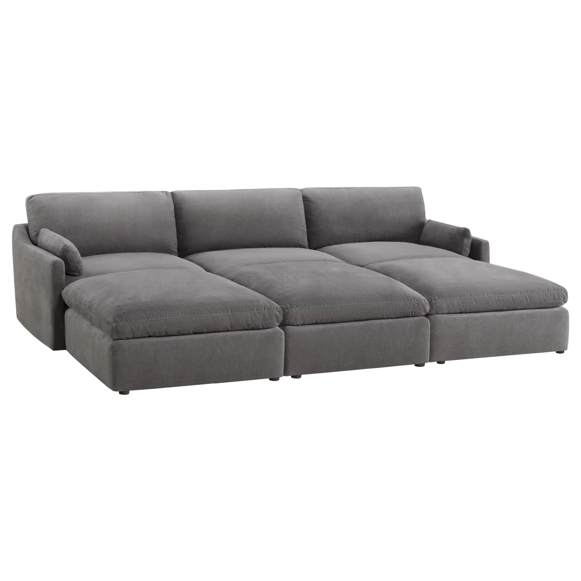 Kenna Modular 6 Seat Sofa Pit Sectional - Image 9
