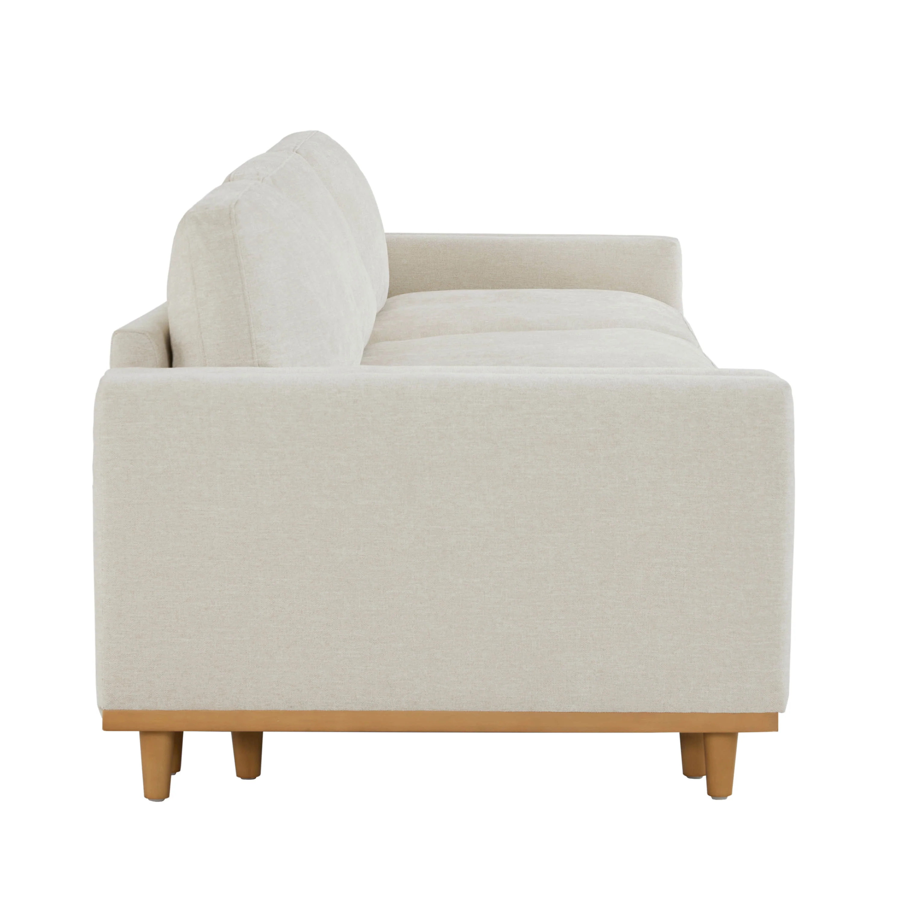 Liam 3-Piece Overstuffed Feather Wood Base Sectional Sofa - Image 15