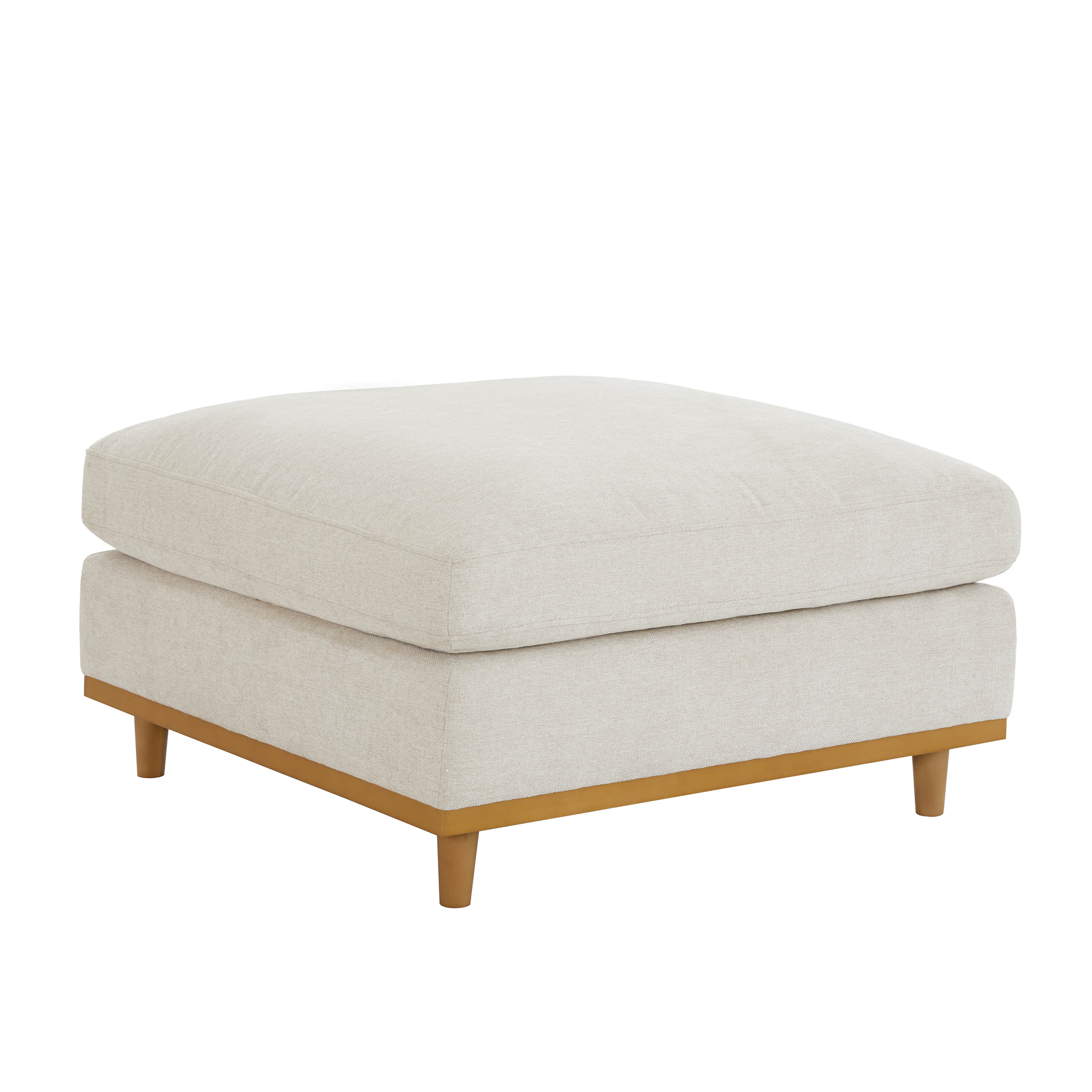 Liam 3-Piece Overstuffed Feather Wood Base Sectional Sofa - Image 22