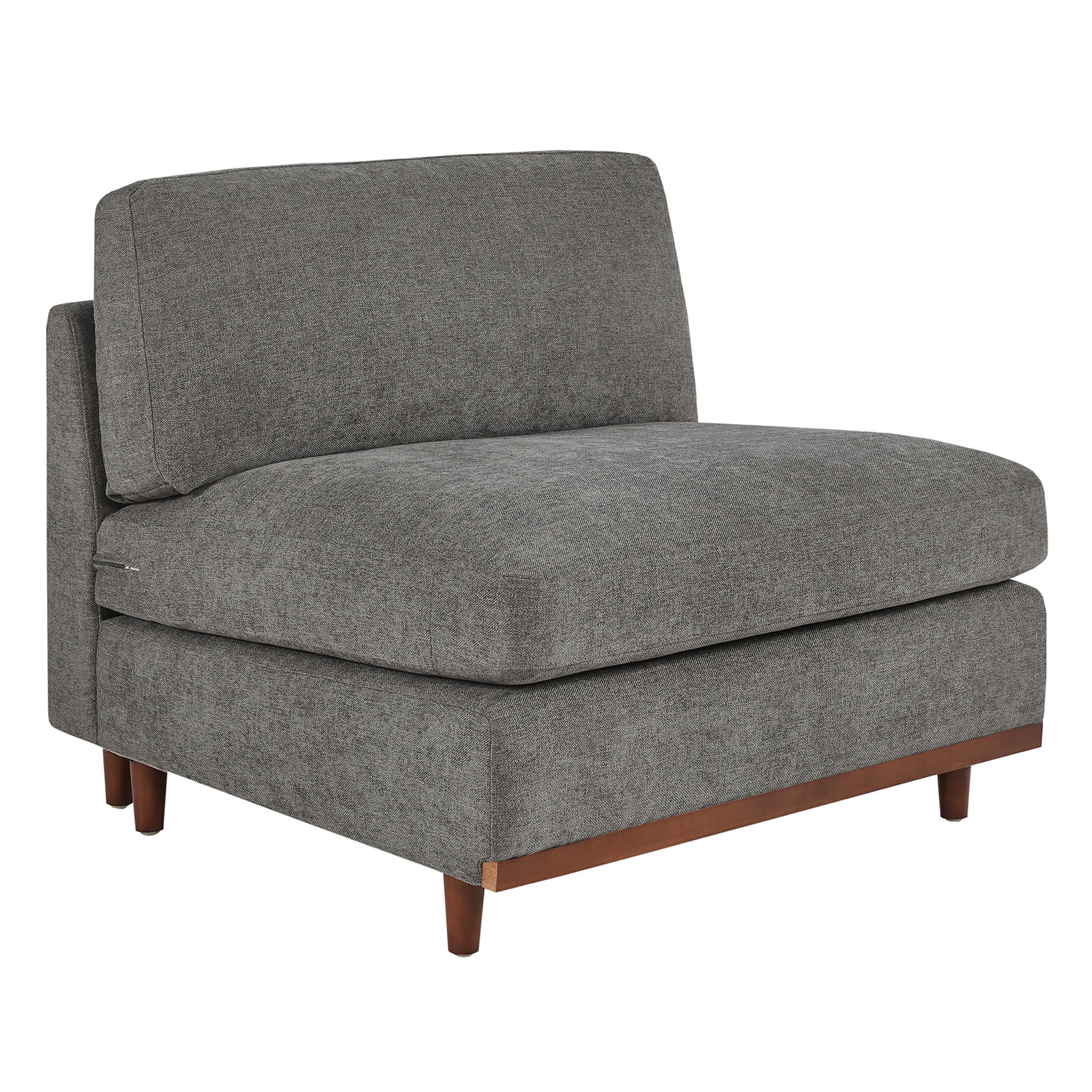 Liam 3-Piece Overstuffed Feather Wood Base Sectional Sofa - Image 42