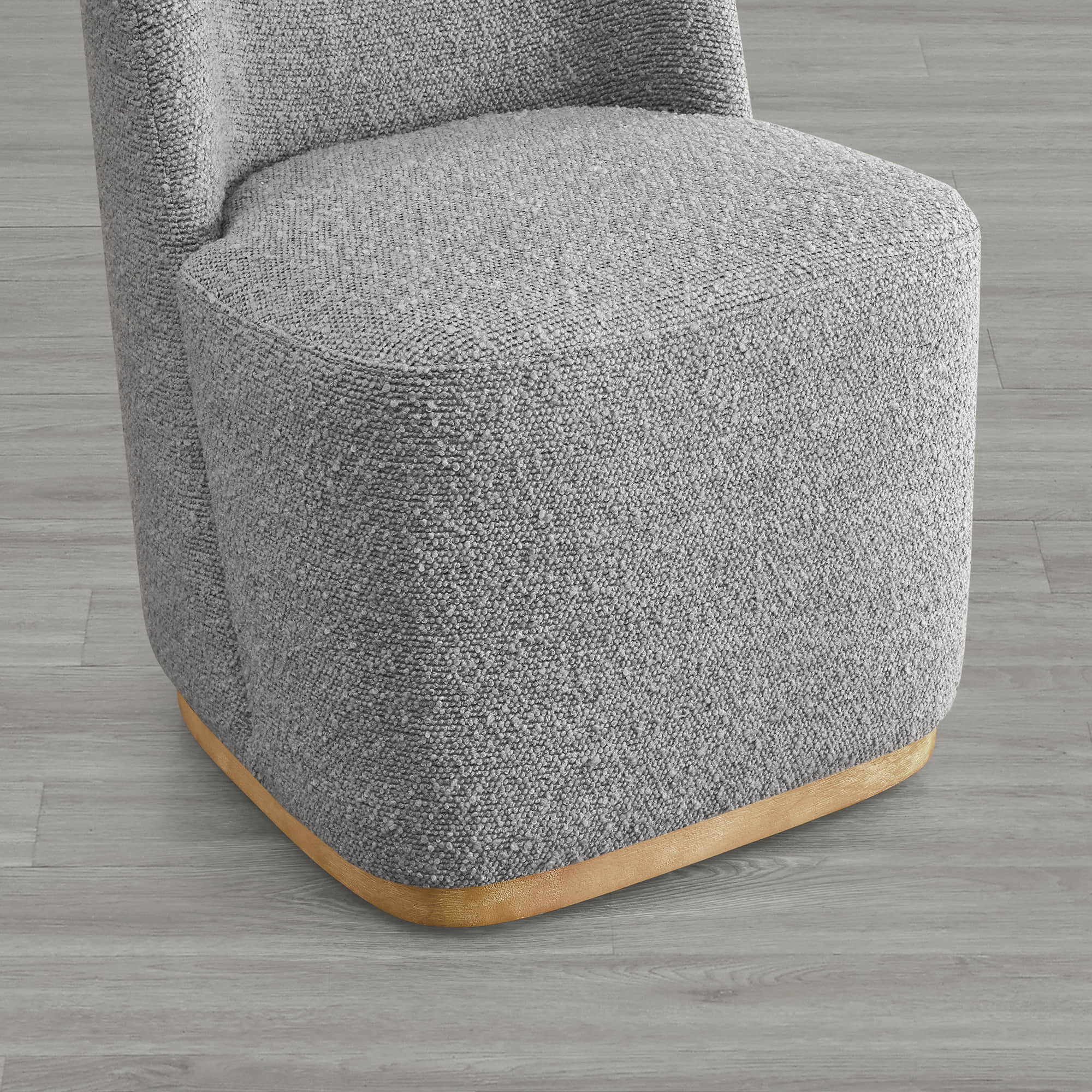 Lilibet Wingback Rolling Dining Chair With Casters - Image 20