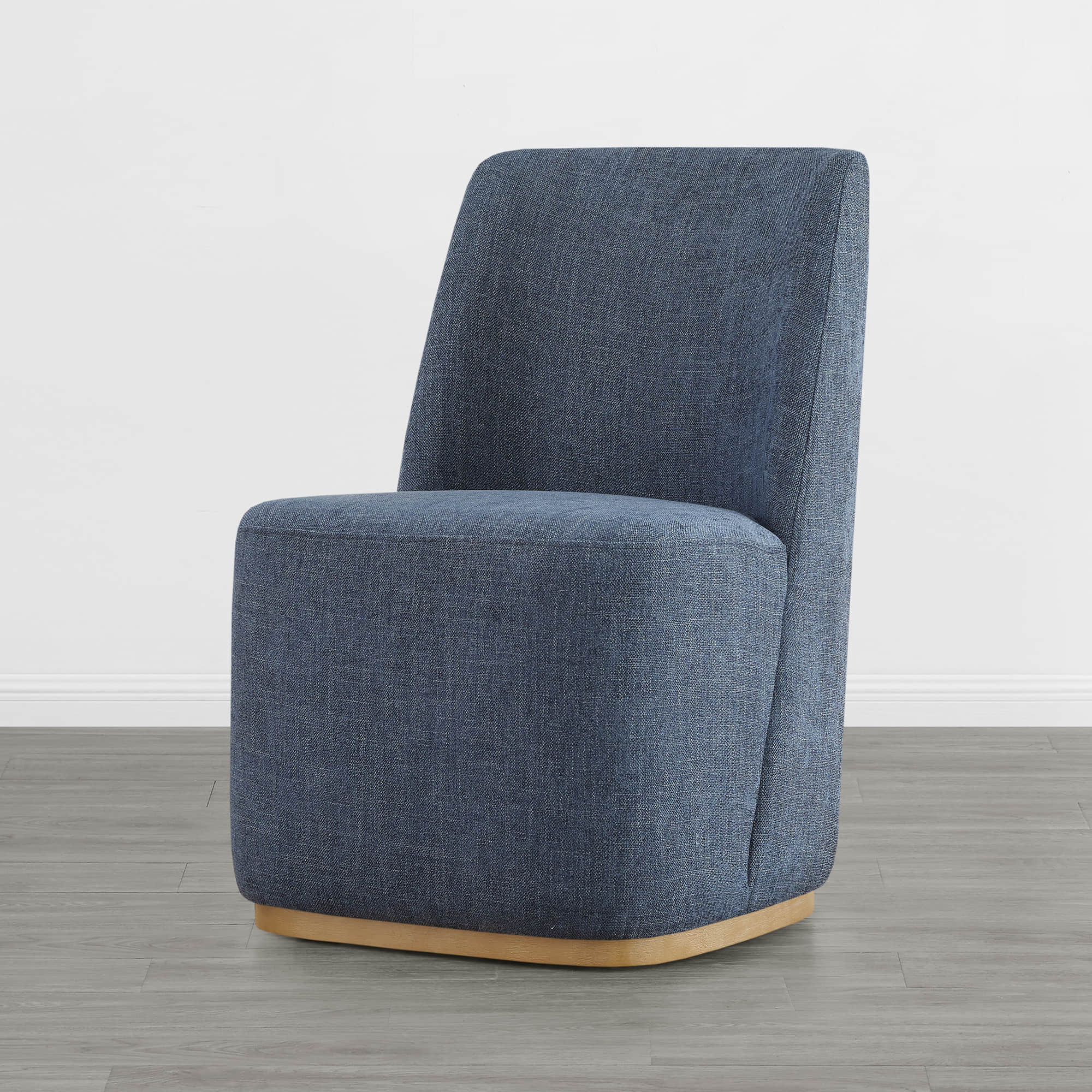 Lilibet Wingback Rolling Dining Chair With Casters - Image 8