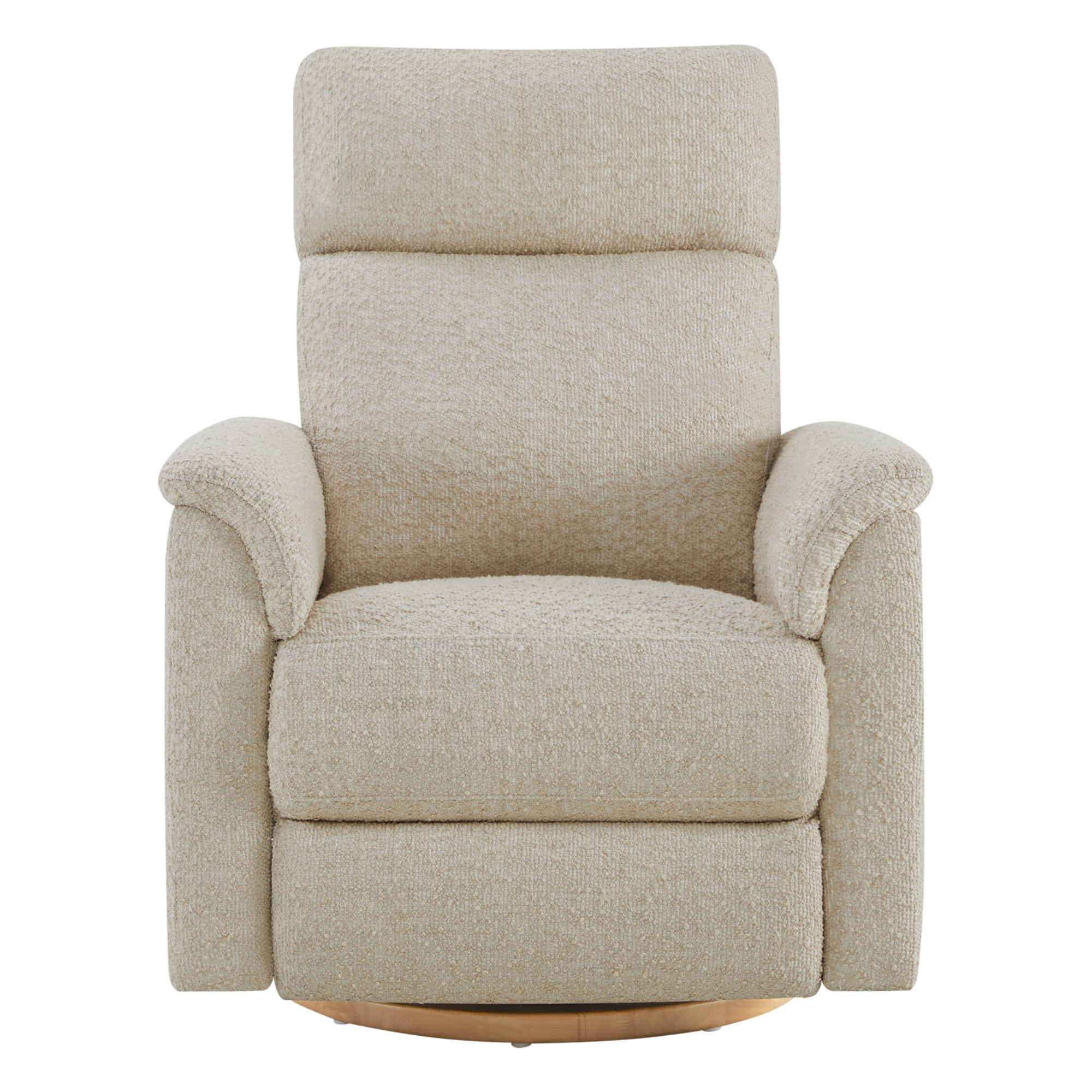 Lulla Power Swivel Nursery Glider Recliner with Power Headrest and Nightlight - Image 3