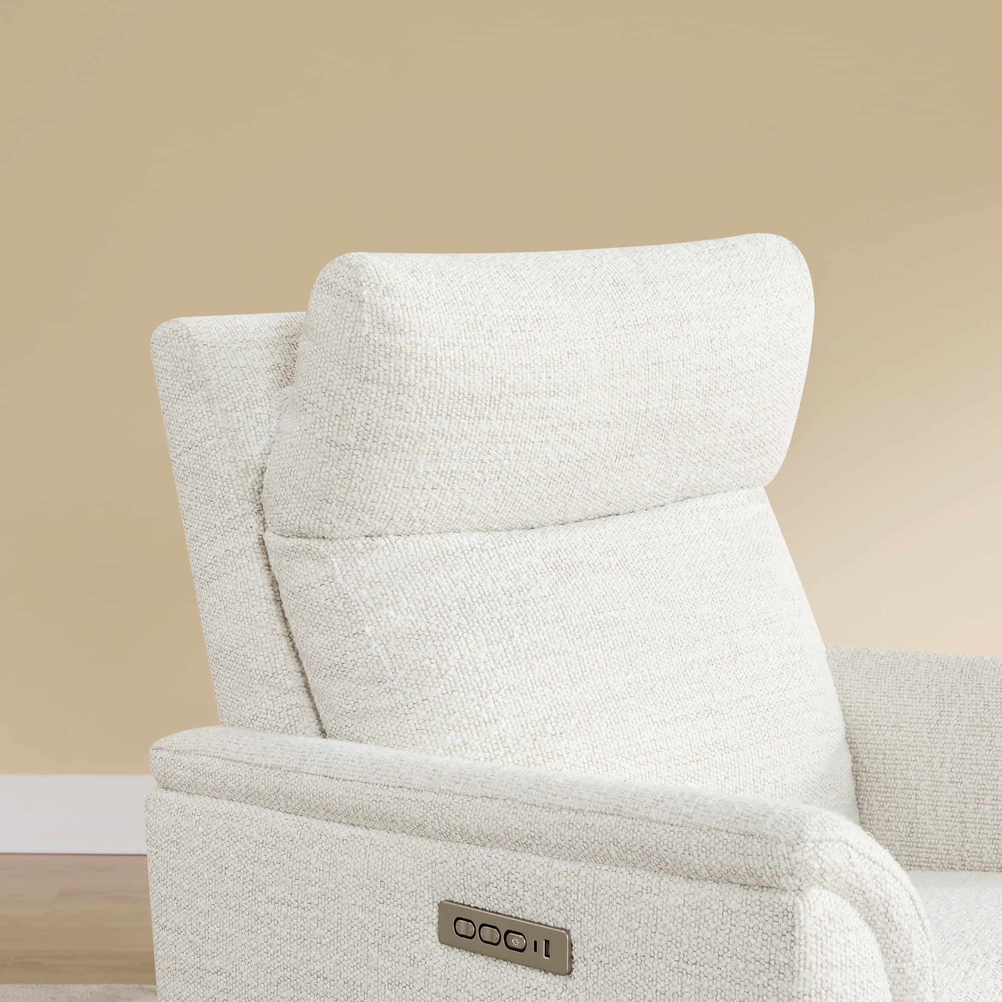 Lulla Power Swivel Nursery Glider Recliner with Power Headrest and Nightlight - Image 35