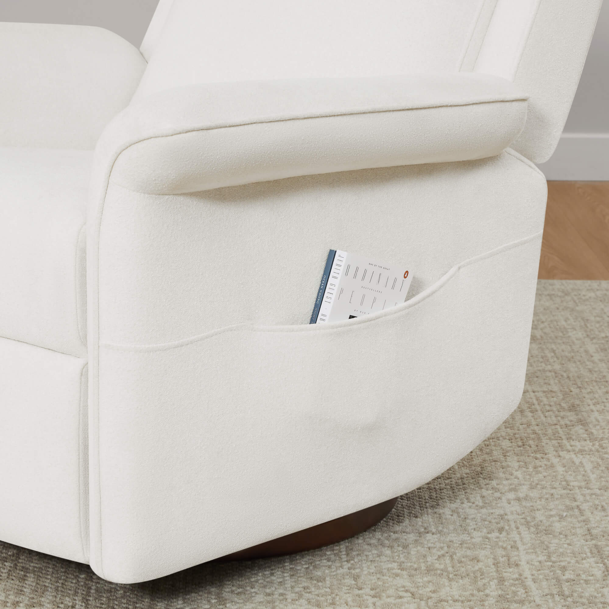 Mila Power Swivel Nursery Glider Recliner - Image 24