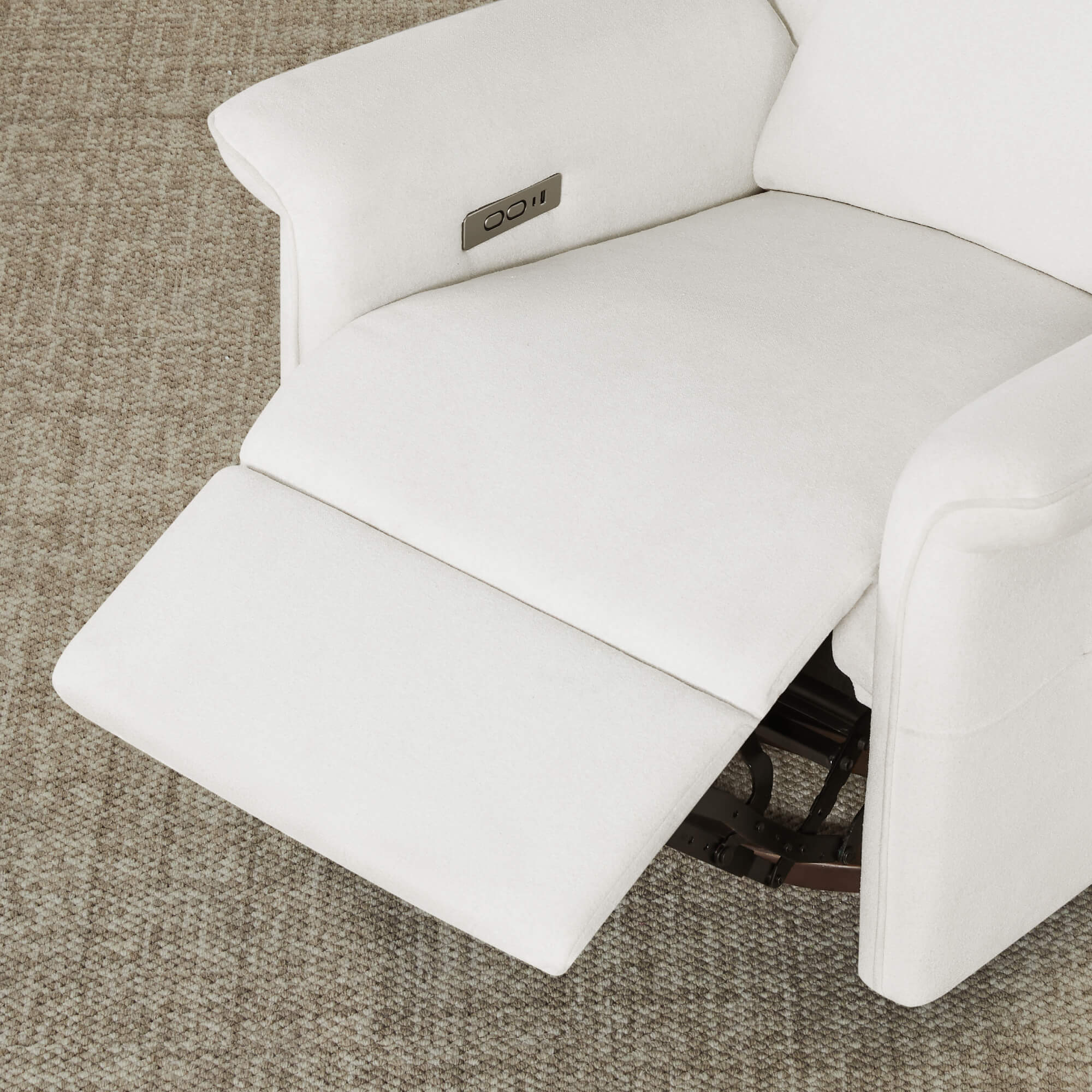 Mila Power Swivel Nursery Glider Recliner - Image 33