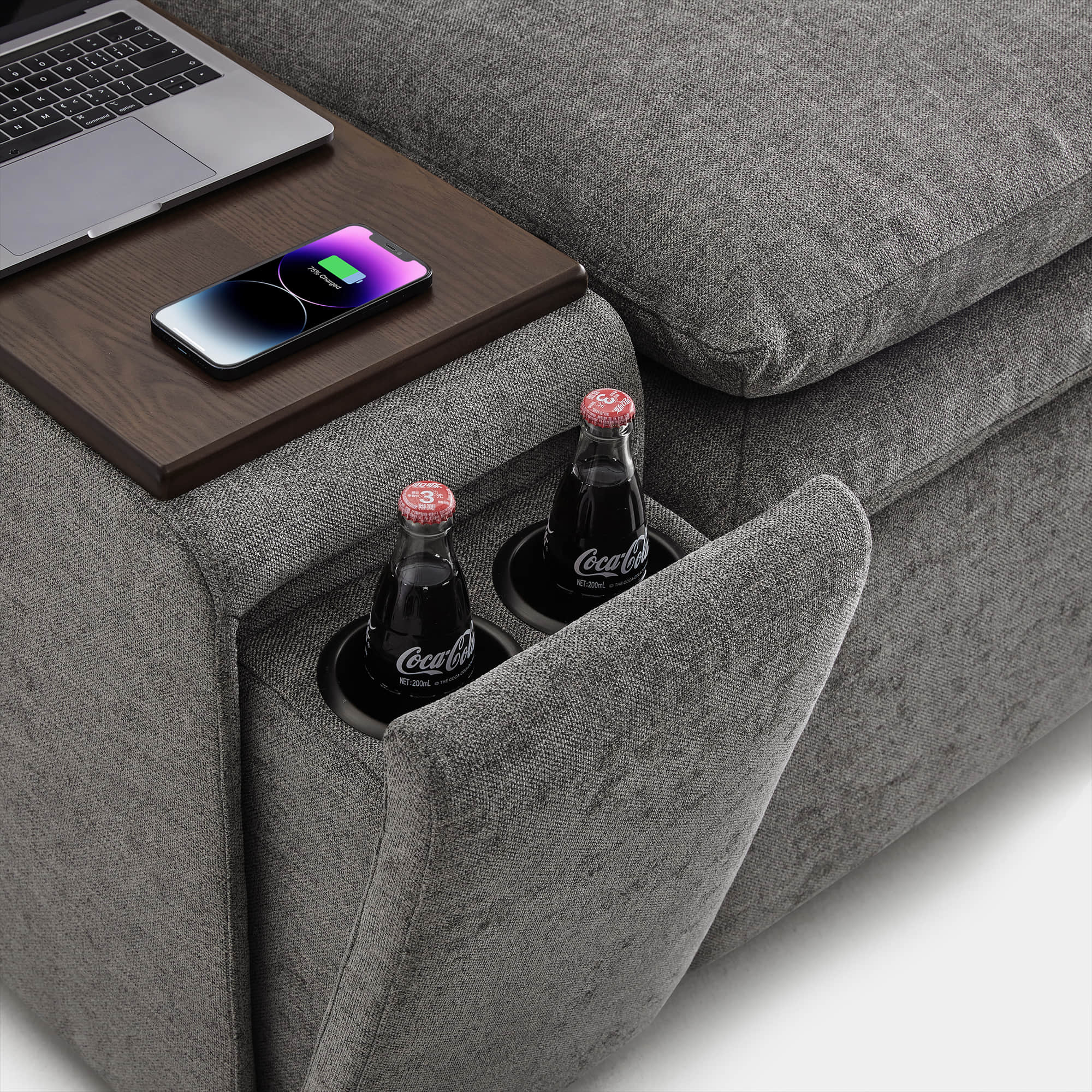 Ohana 4-Seat Zero Gravity Modular Reclining Sofa - Image 45