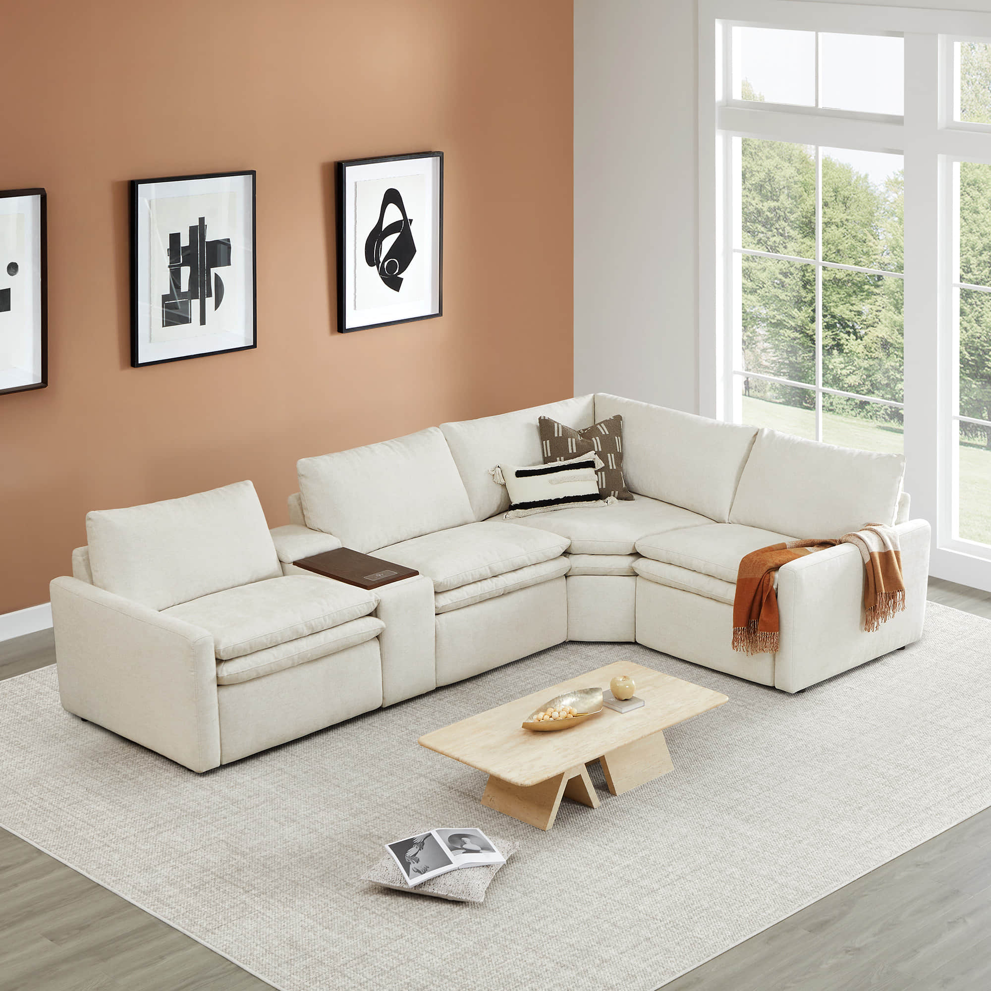 Ohana 4-Seat Zero Gravity Modular Reclining Sofa - Image 52