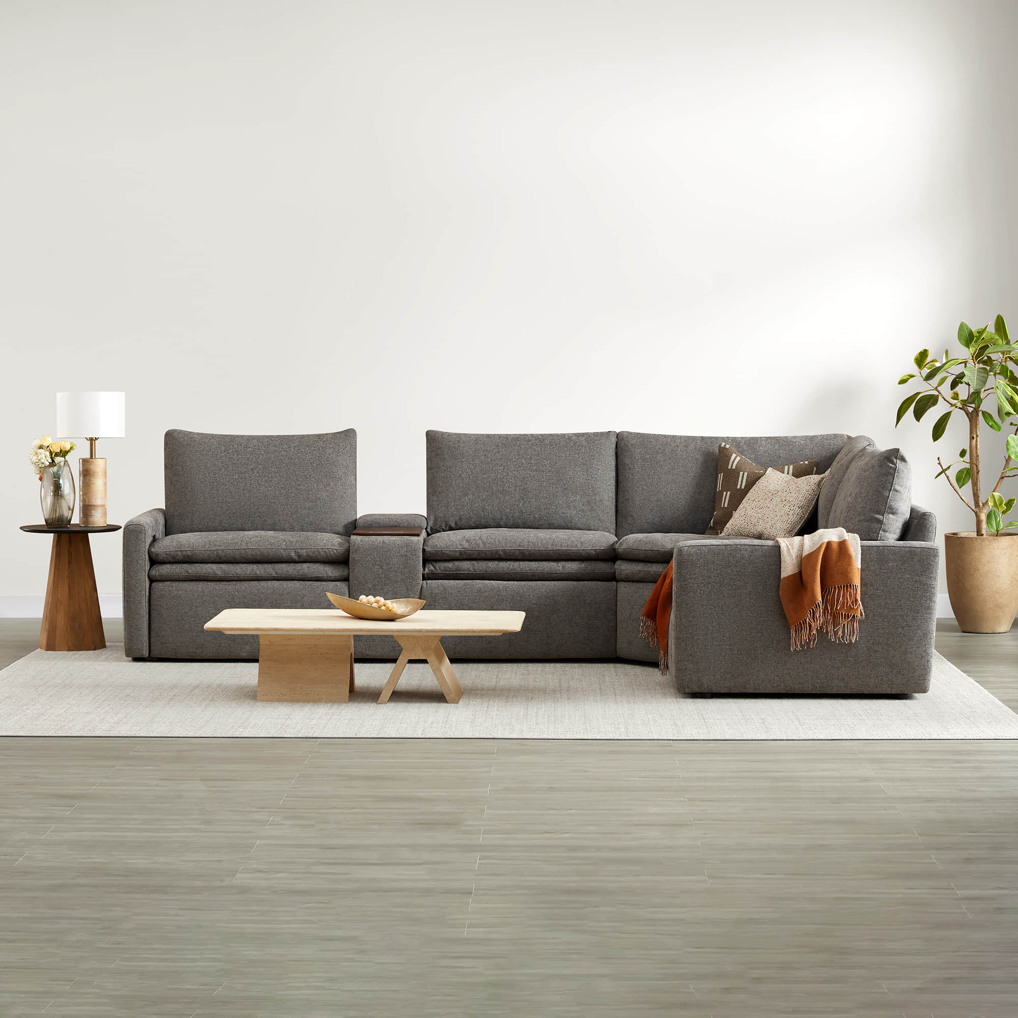 Ohana 4-Seat Zero Gravity Modular Reclining Sofa - Image 55