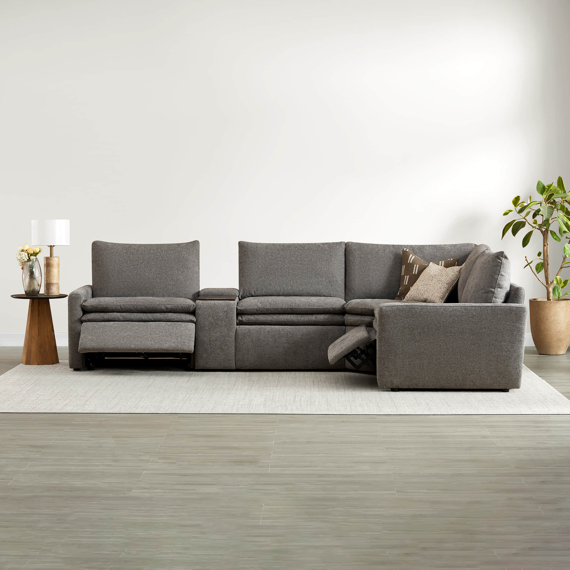 Ohana 4-Seat Zero Gravity Modular Reclining Sofa - Image 56