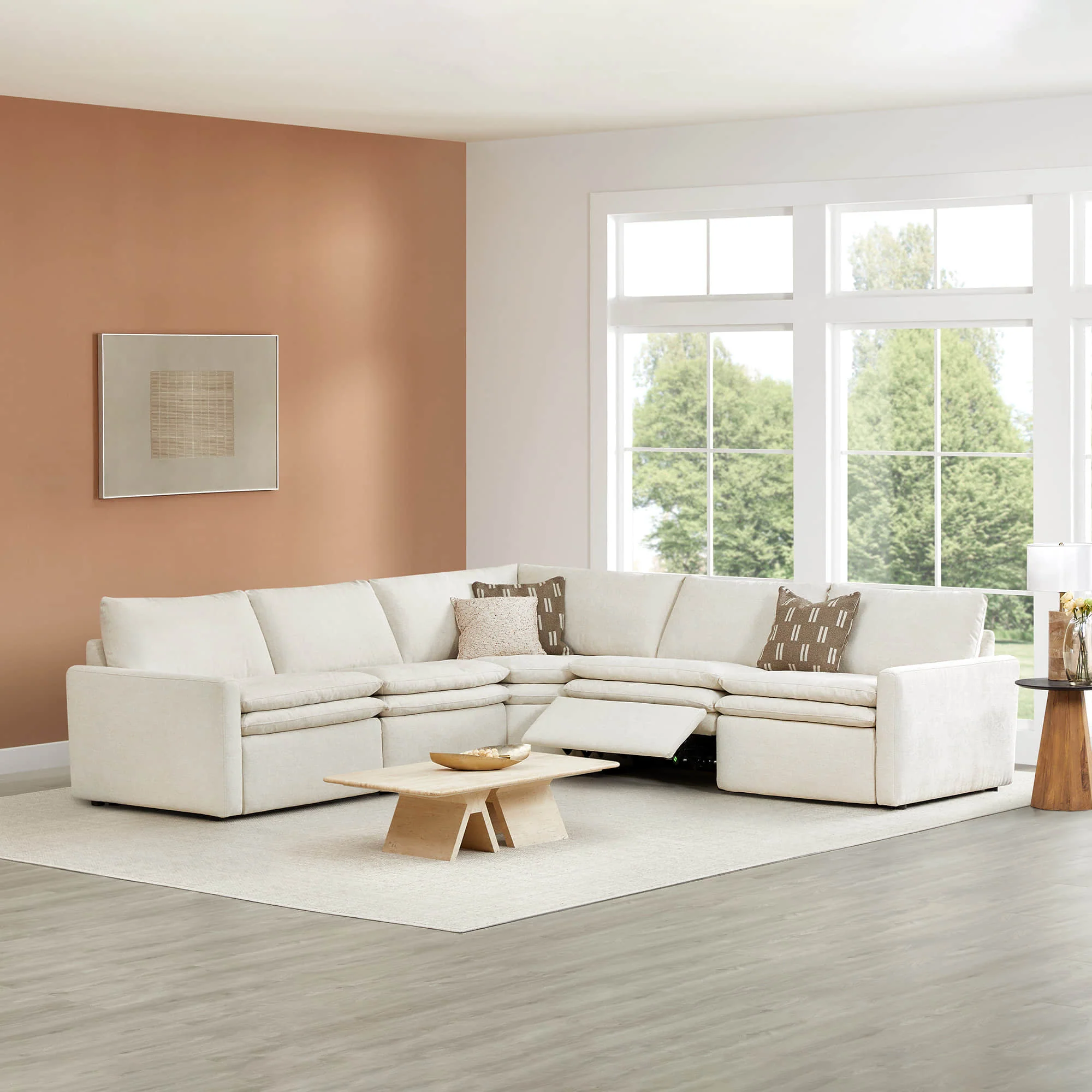Ohana 5-Seat Zero Gravity Modular Reclining Sofa - Image 70