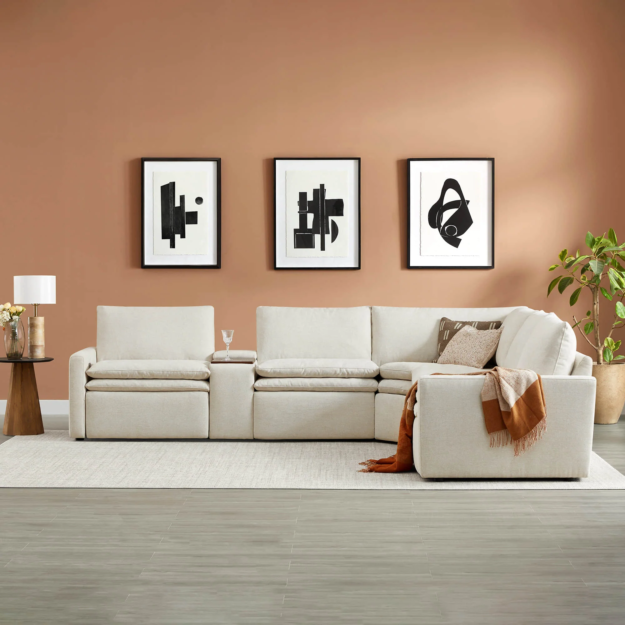 Ohana 5-Seat Zero Gravity Modular Reclining Sofa - Image 77