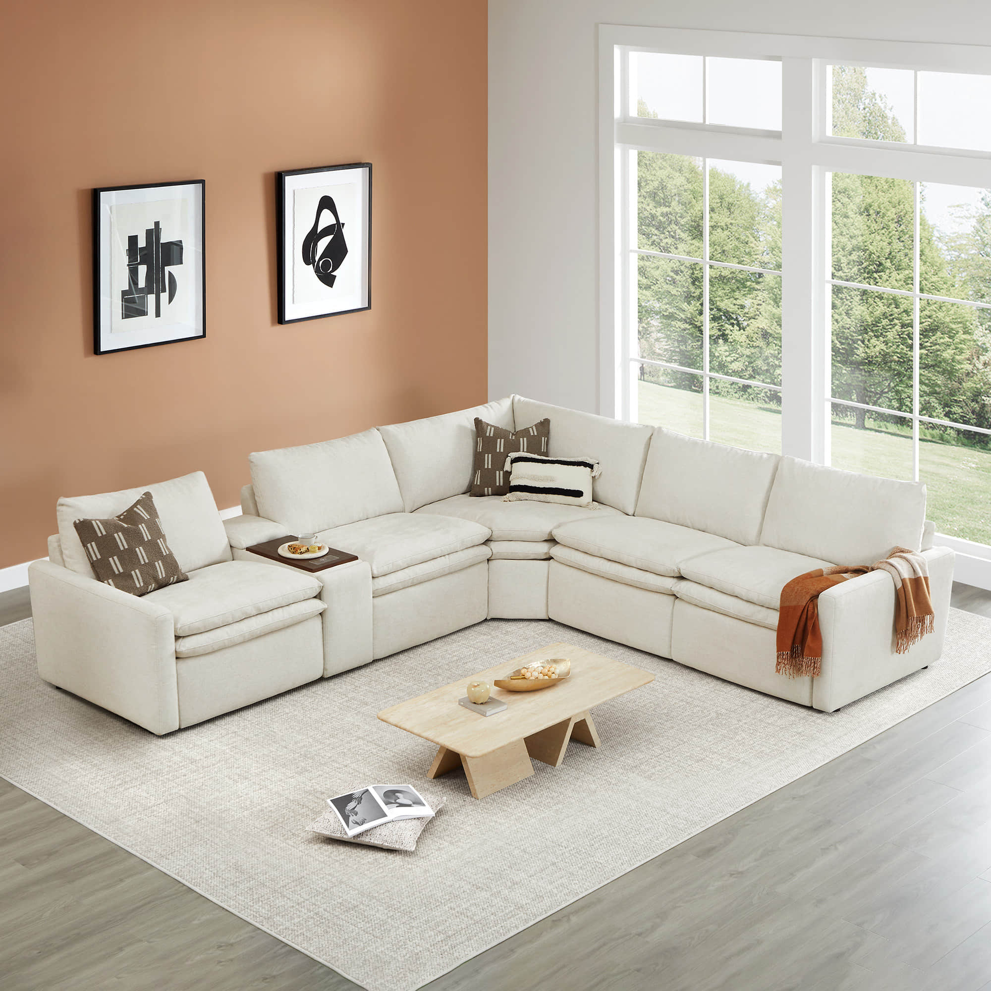 Ohana 5-Seat Zero Gravity Modular Reclining Sofa - Image 81