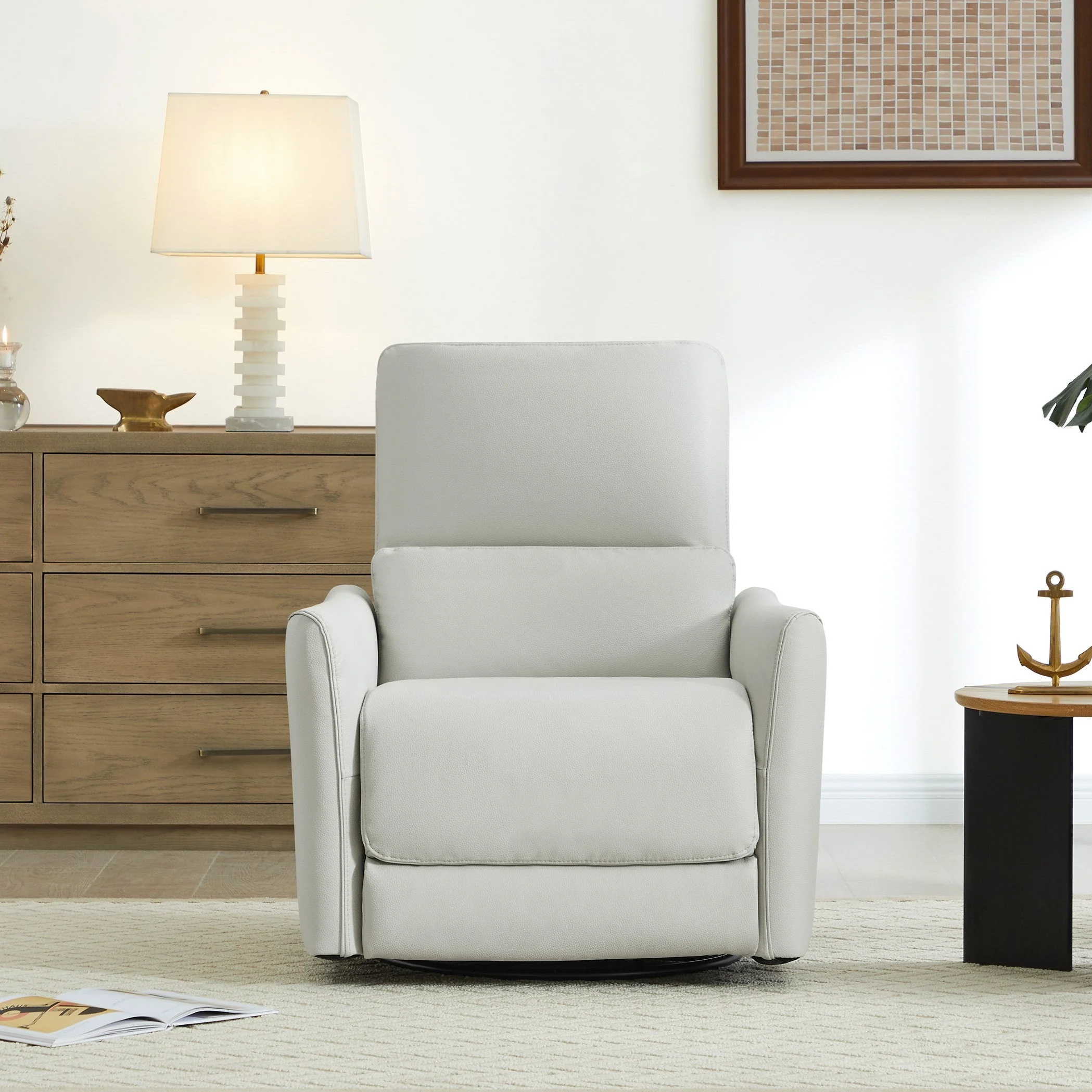 Tracee Power Swivel Nursery Glider Recliner - Image 19