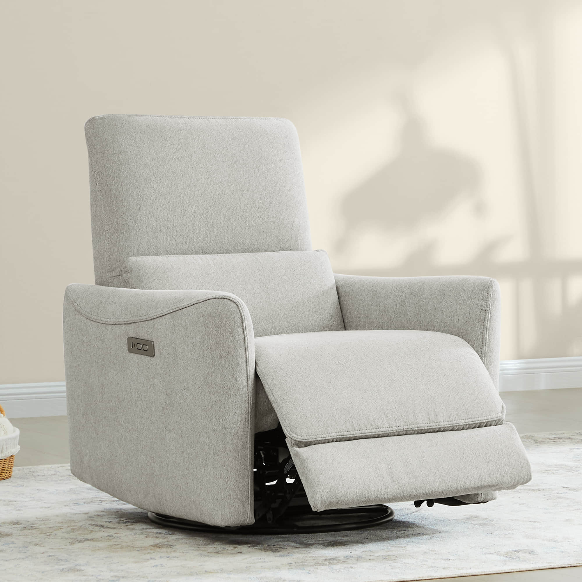 Tracee Power Swivel Nursery Glider Recliner - Image 37