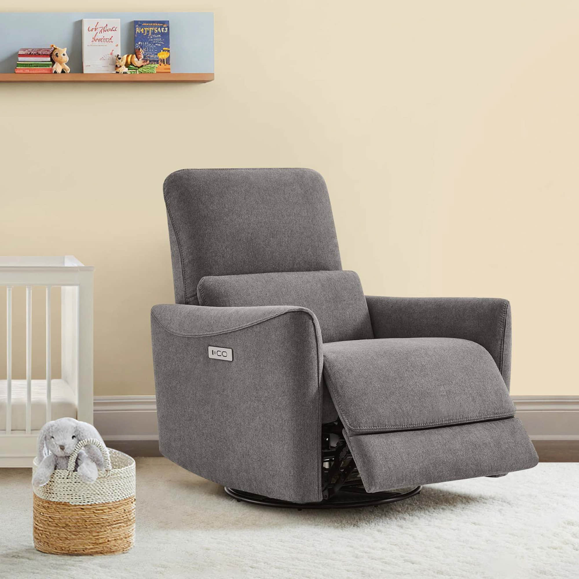 Tracee Power Swivel Nursery Glider Recliner - Image 41