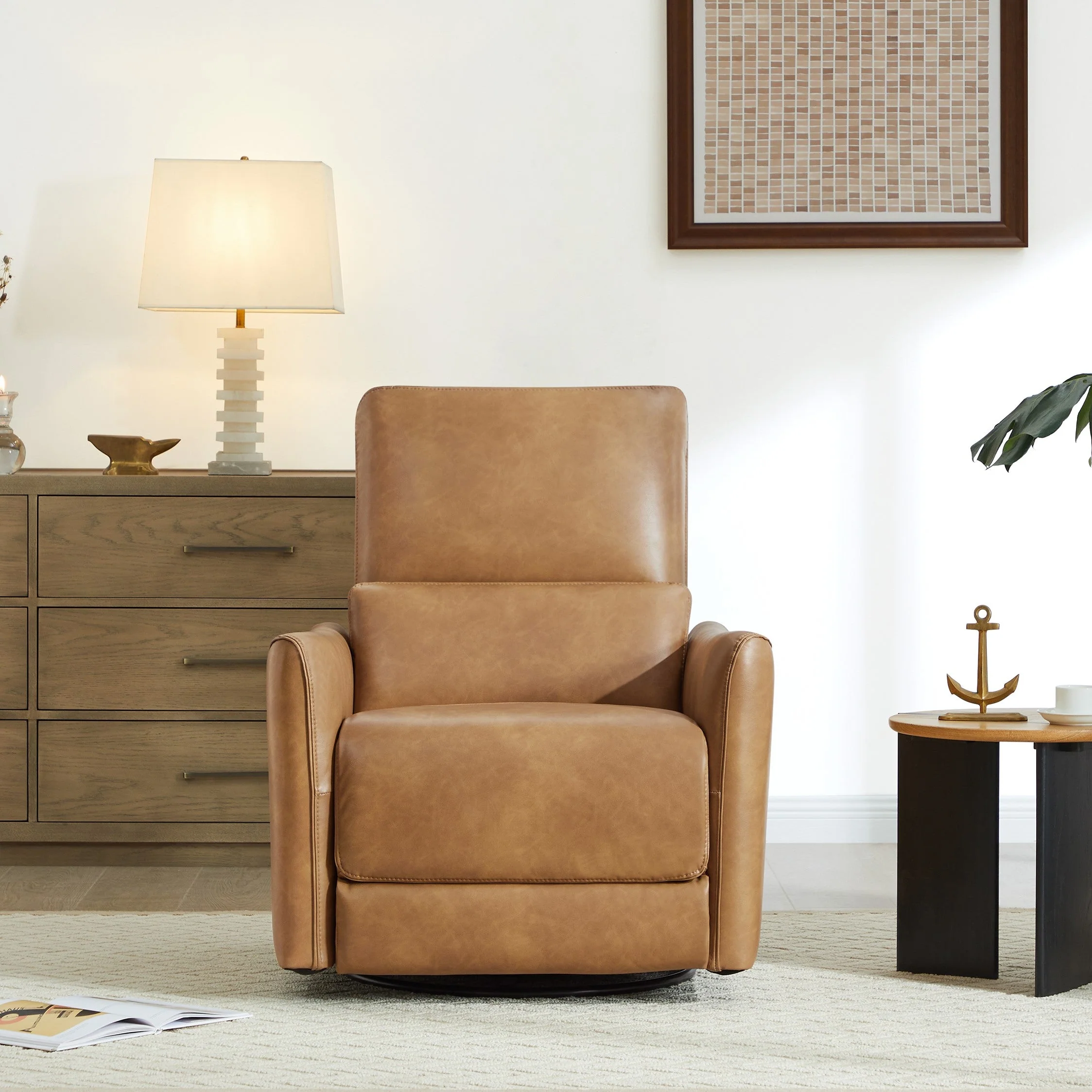 Tracee Power Swivel Nursery Glider Recliner - Image 8
