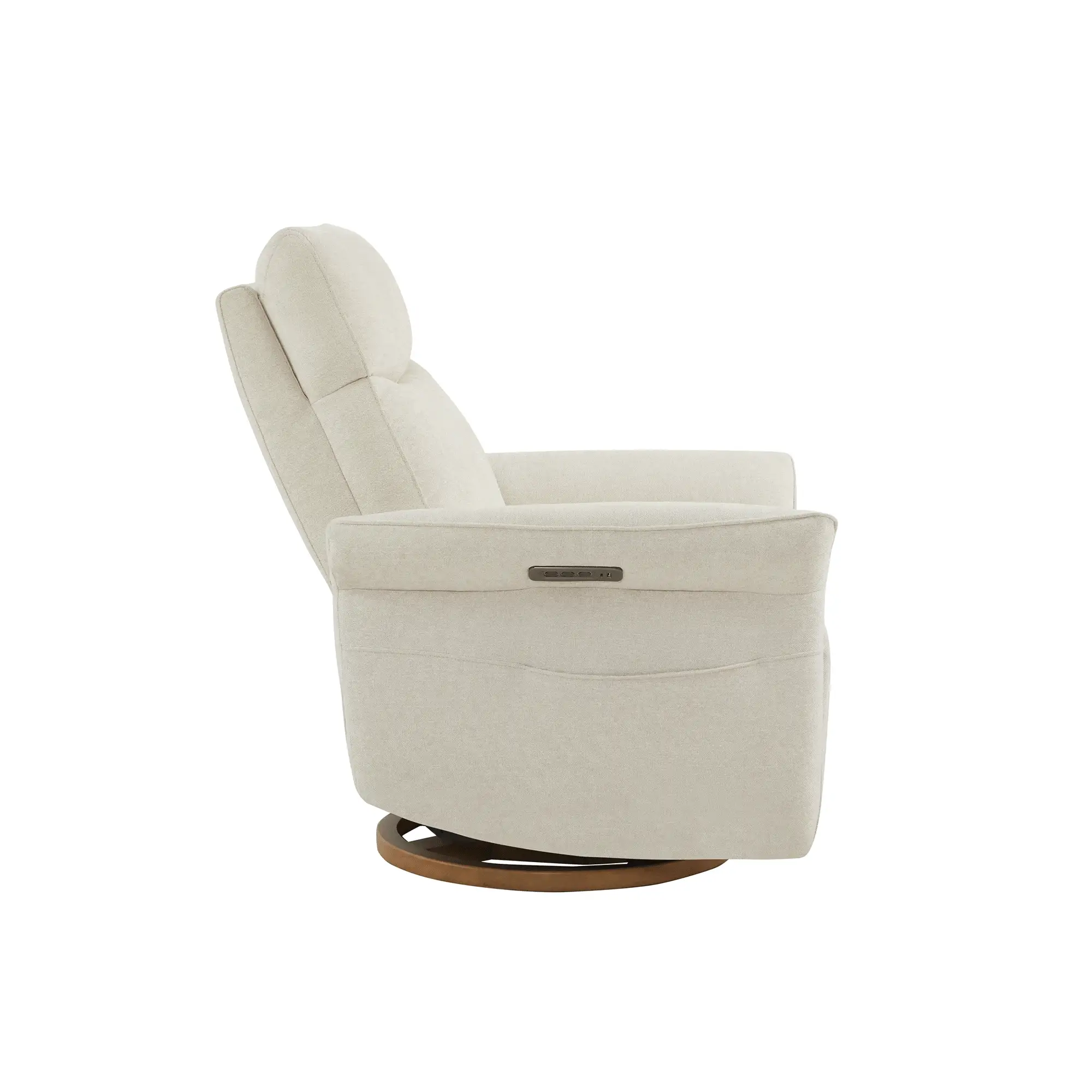 Vinca Modern Power Swivel Glider Recliner with Power Lumbar & Headrest - Image 77