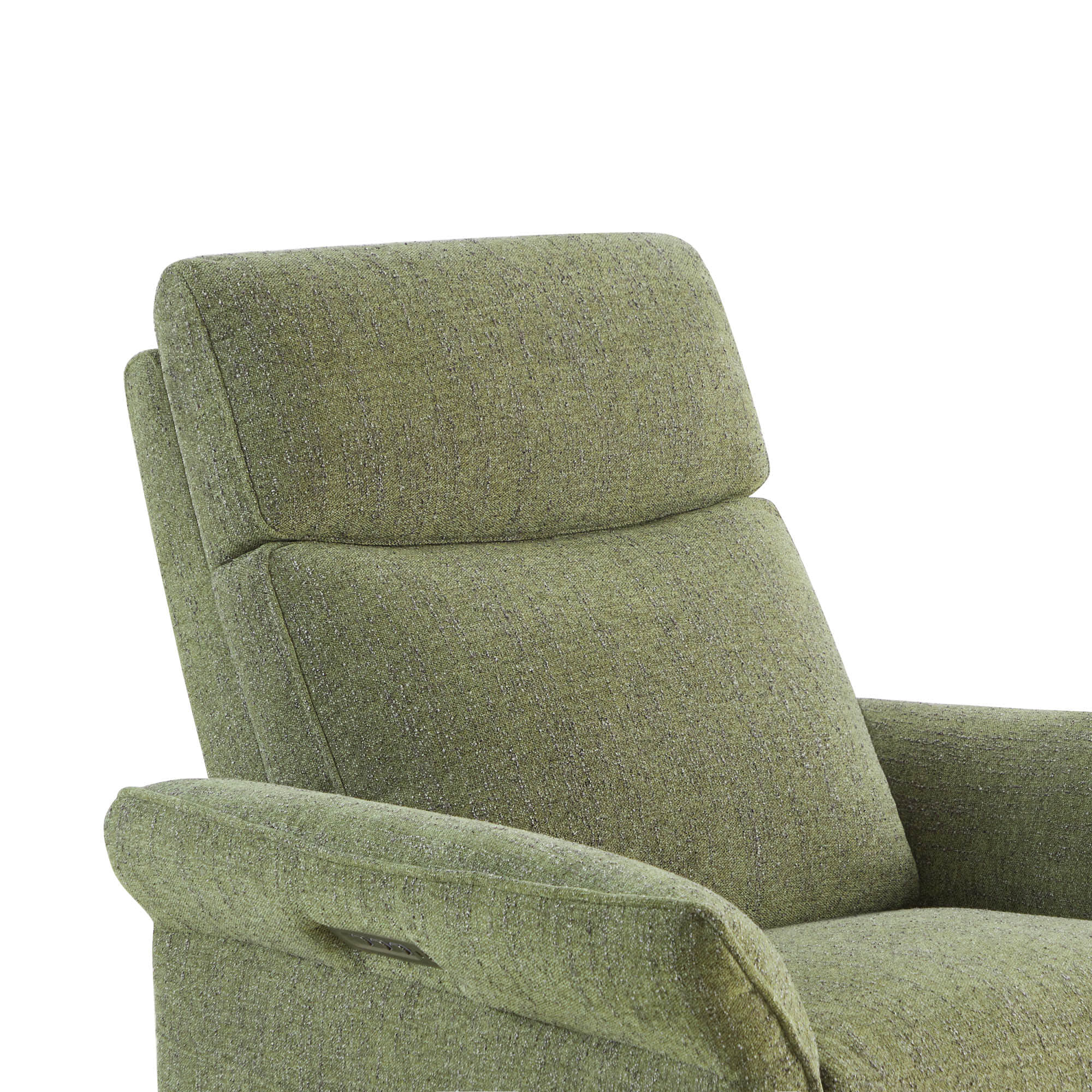 Vinca Power Swivel Nursery Glider Recliner with Power Lumbar & Headrest - Image 43