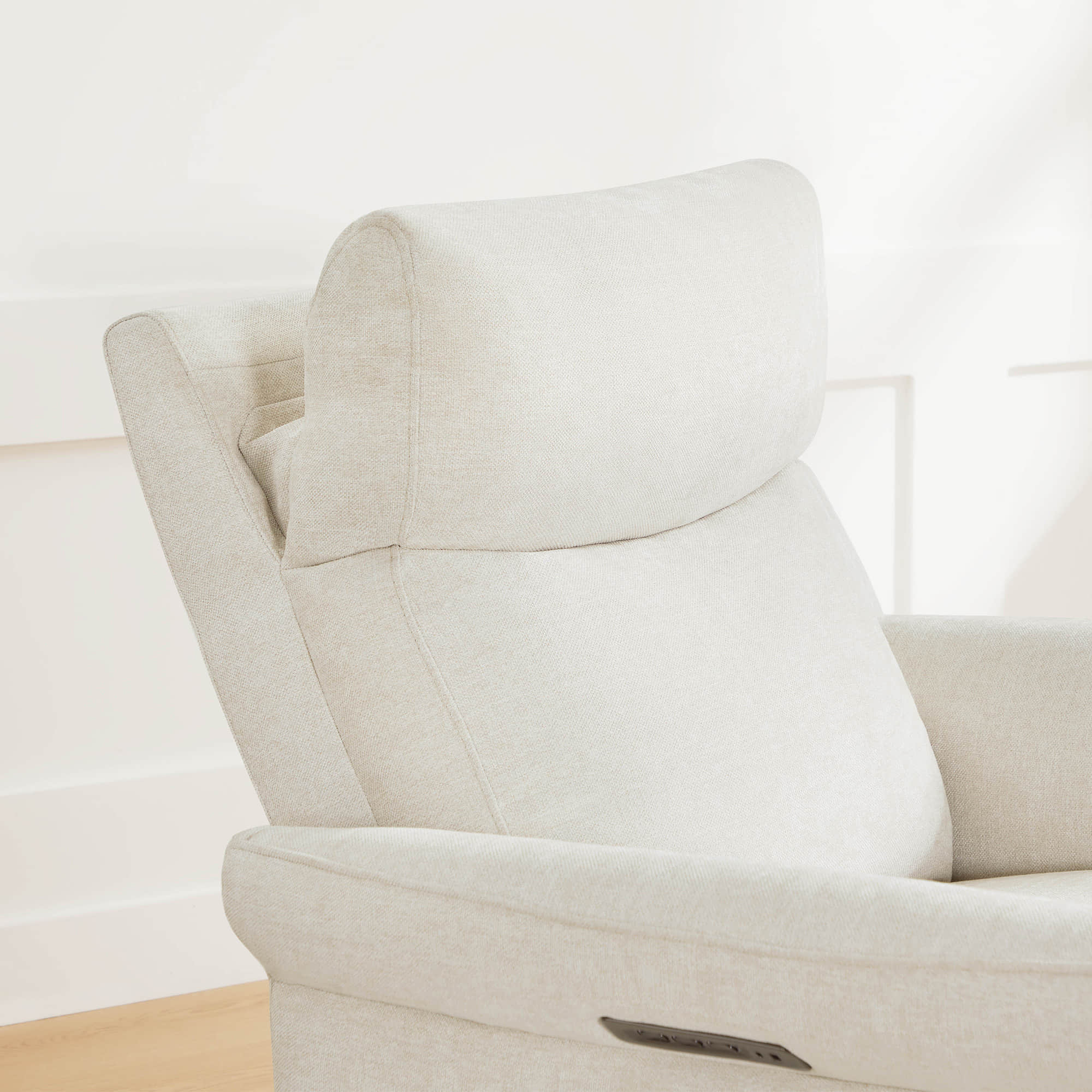 Vinca Power Swivel Nursery Glider Recliner with Power Lumbar & Headrest - Image 57
